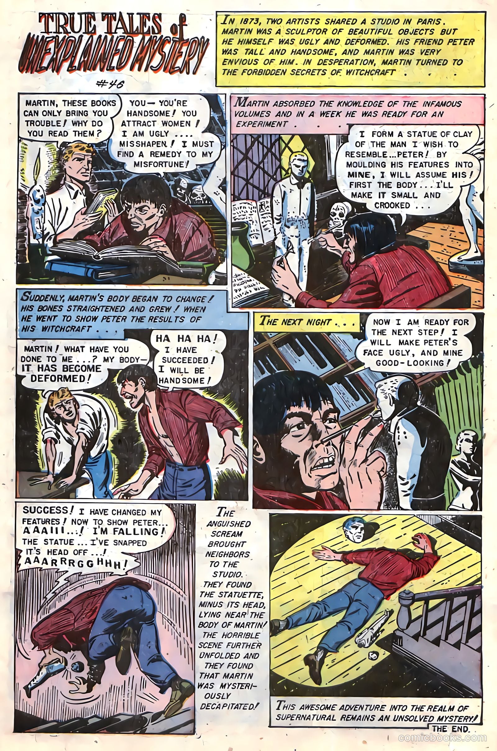 Web of Mystery #23 (1954) — page 18 of 36