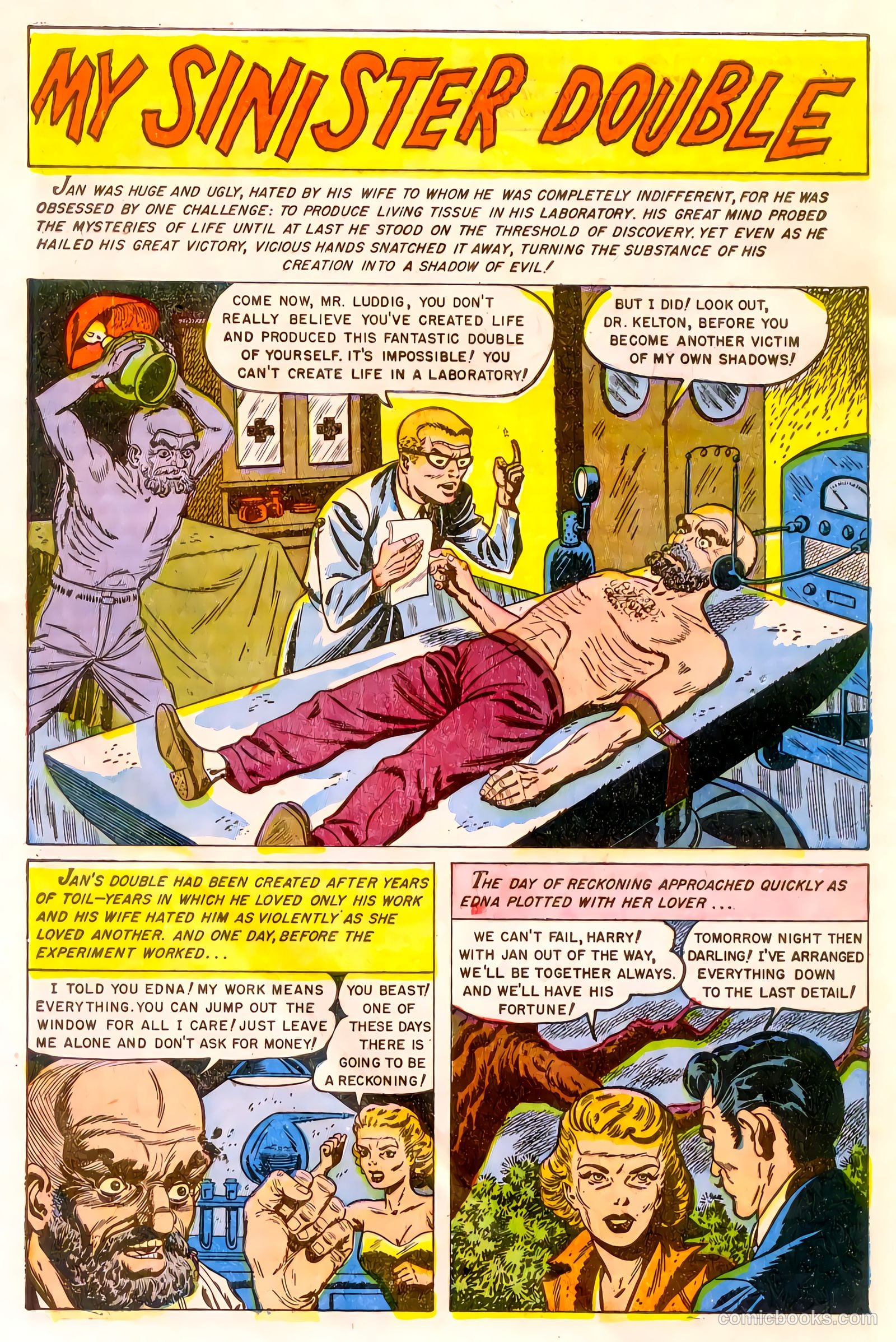Web of Mystery #24 (1954) — page 28 of 36