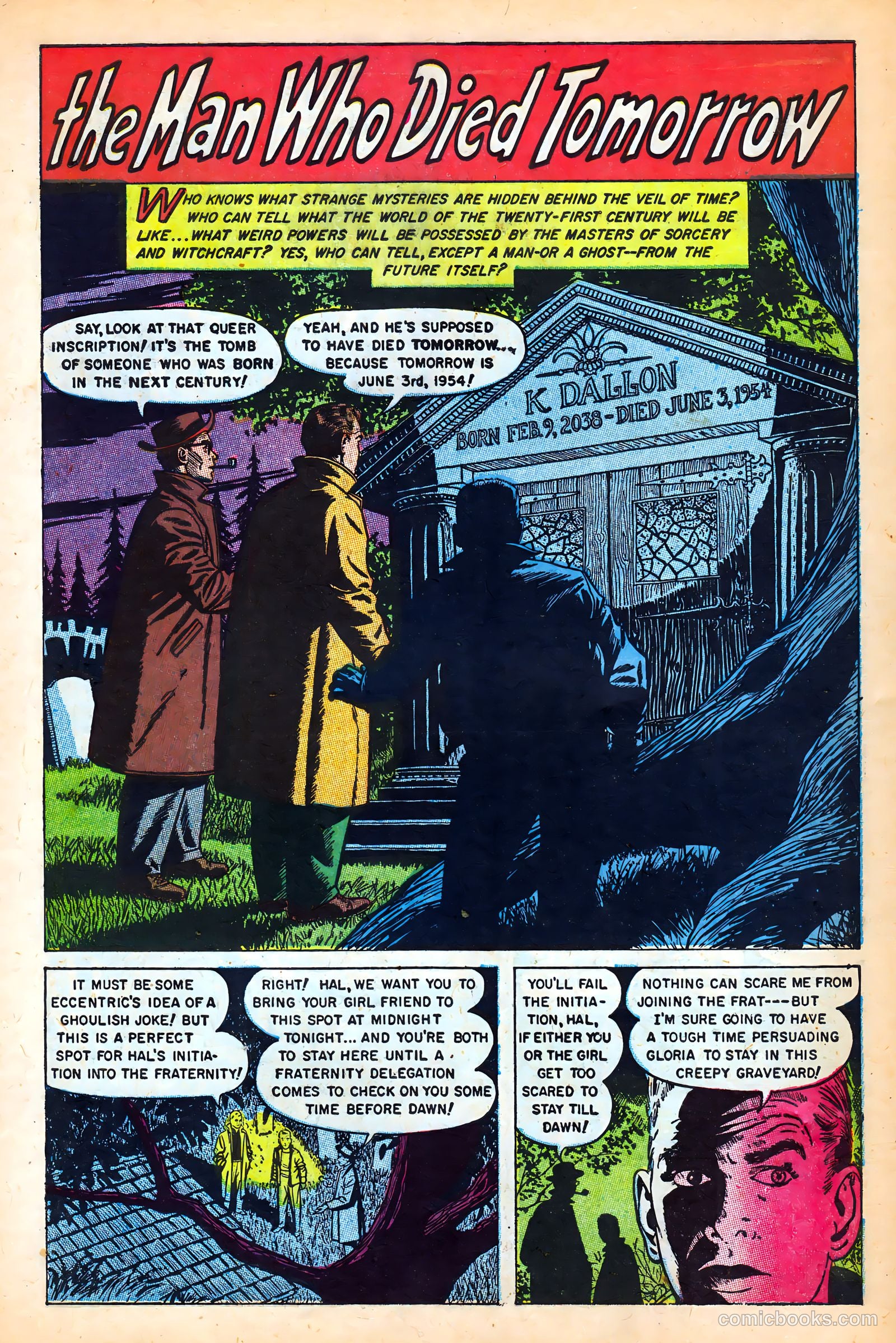 Web of Mystery #25 (1954) — page 3 of 36