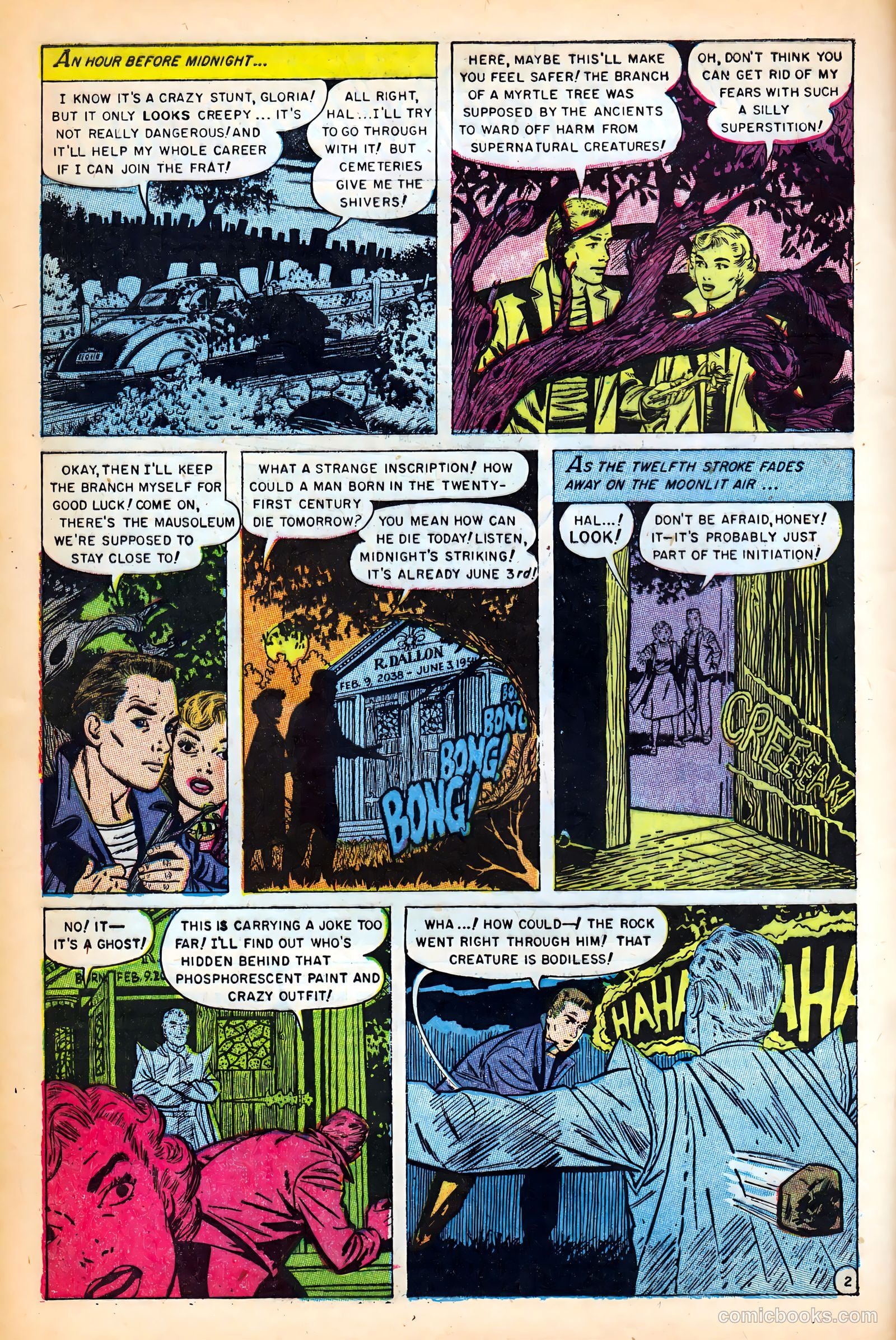 Web of Mystery #25 (1954) — page 4 of 36