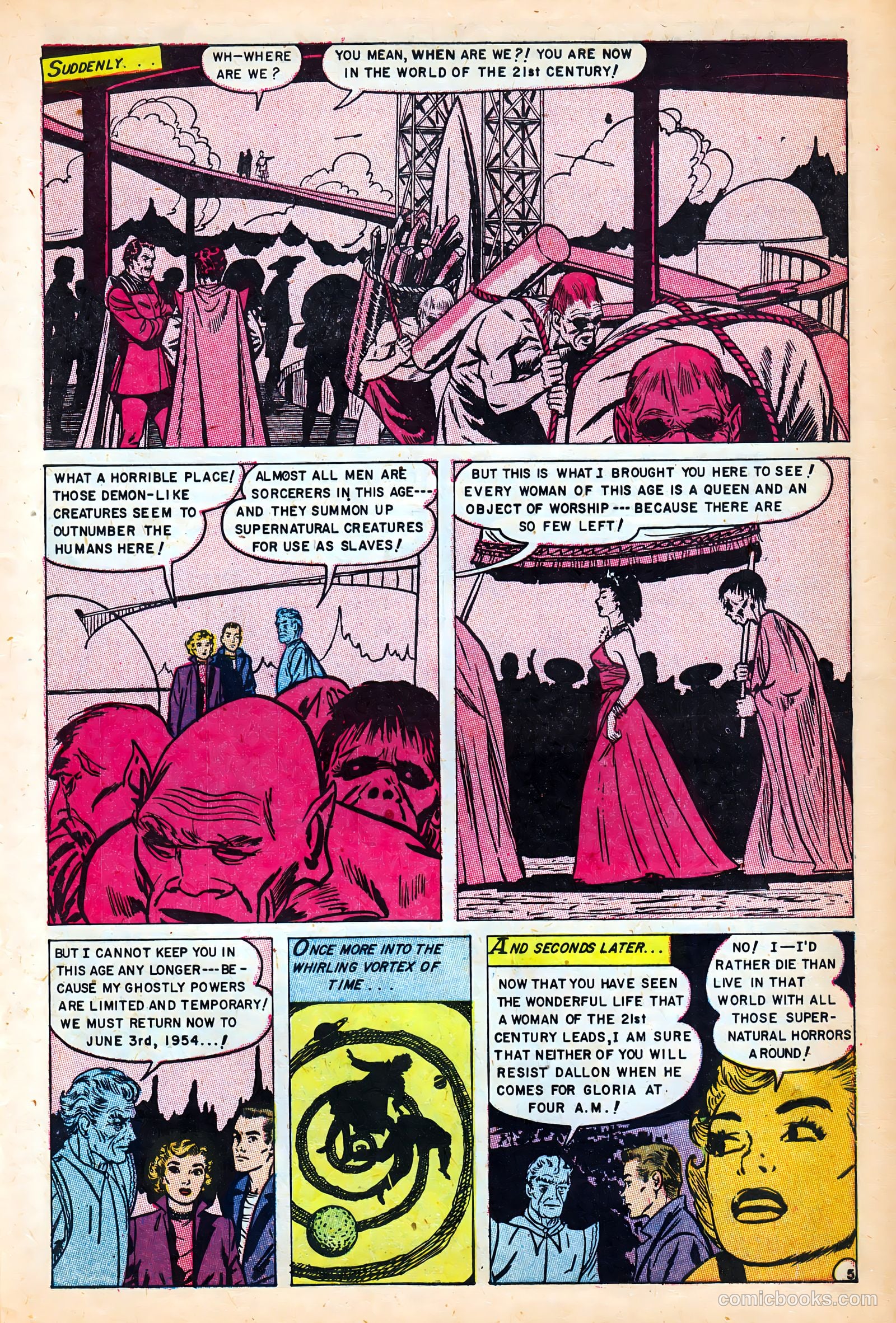 Web of Mystery #25 (1954) — page 7 of 36