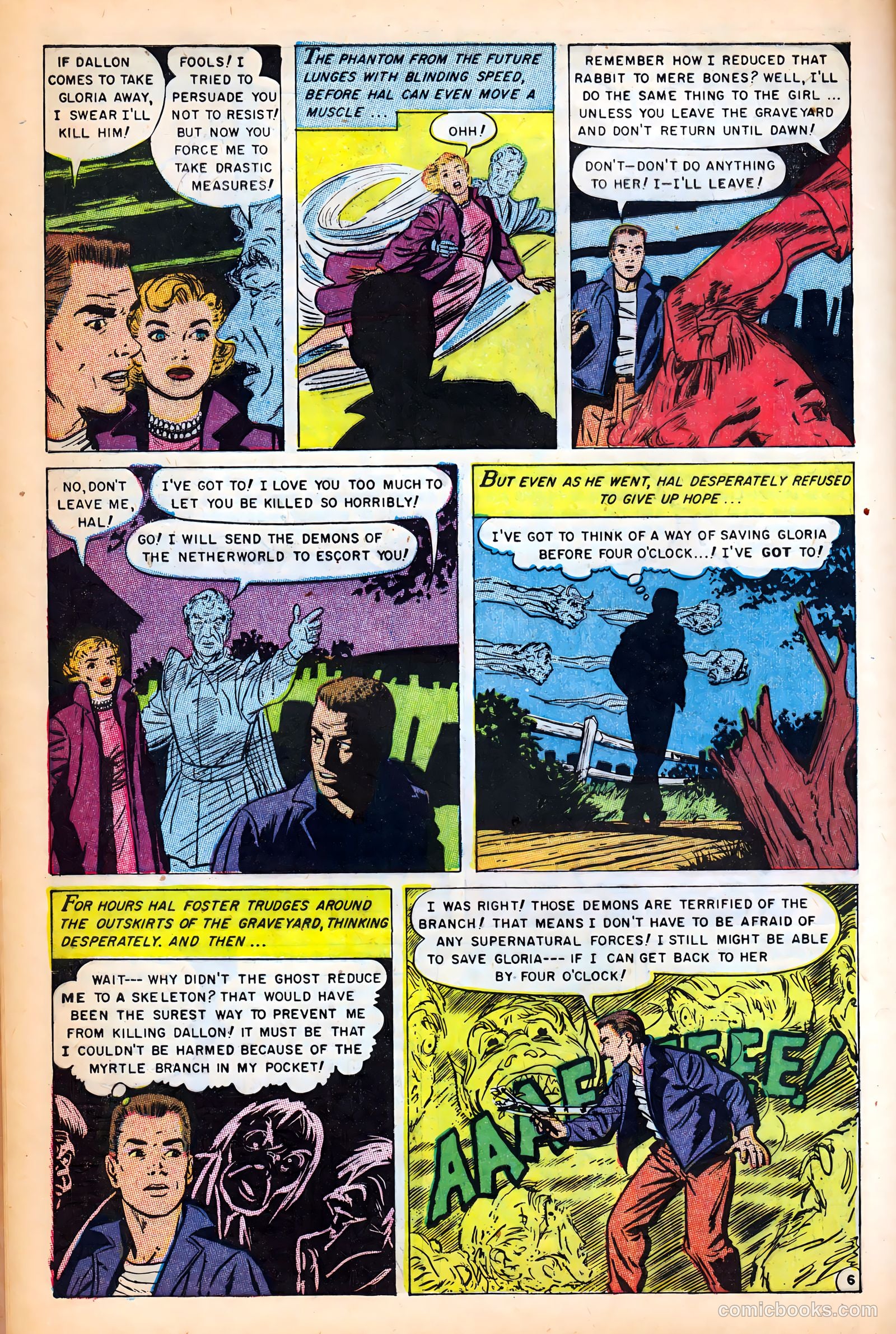 Web of Mystery #25 (1954) — page 8 of 36