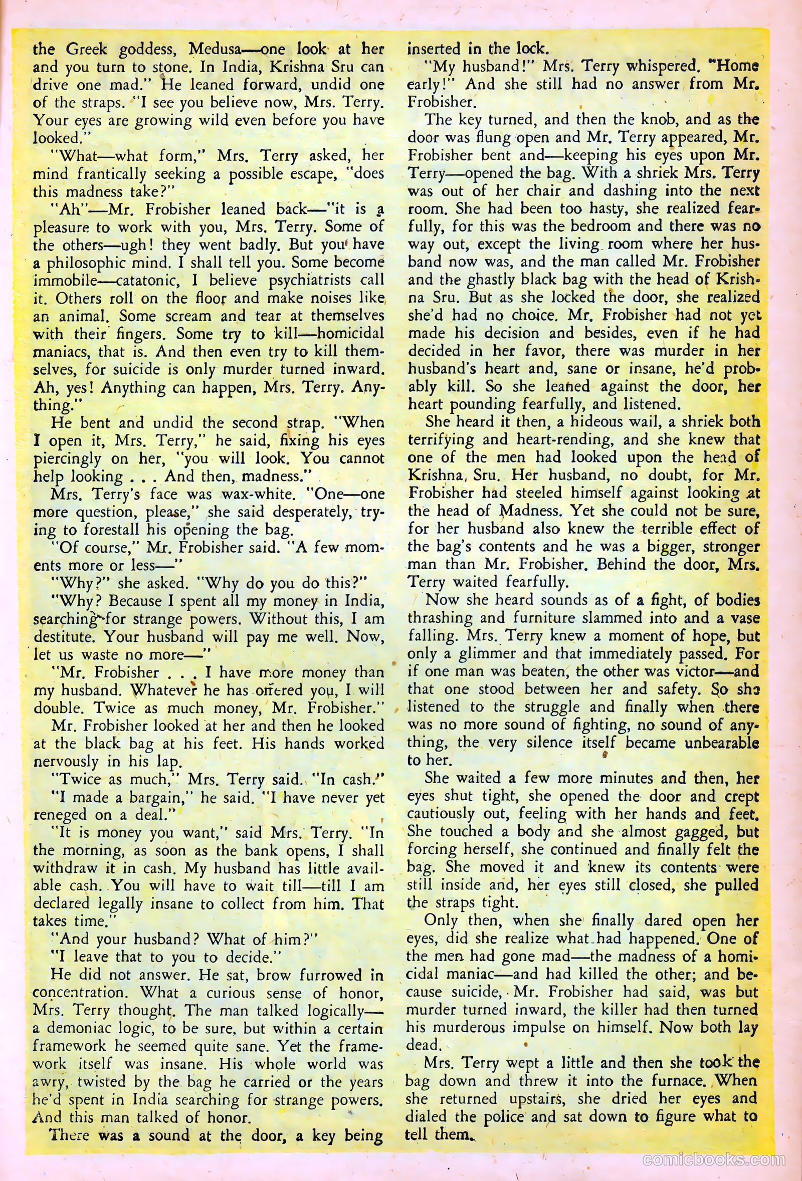 Web of Mystery #25 (1954) — page 27 of 36