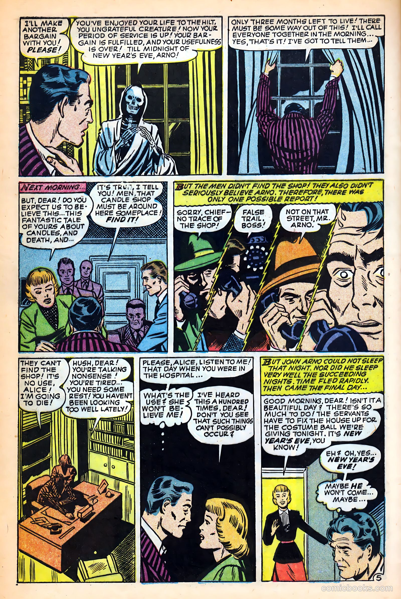 Web of Mystery #25 (1954) — page 32 of 36