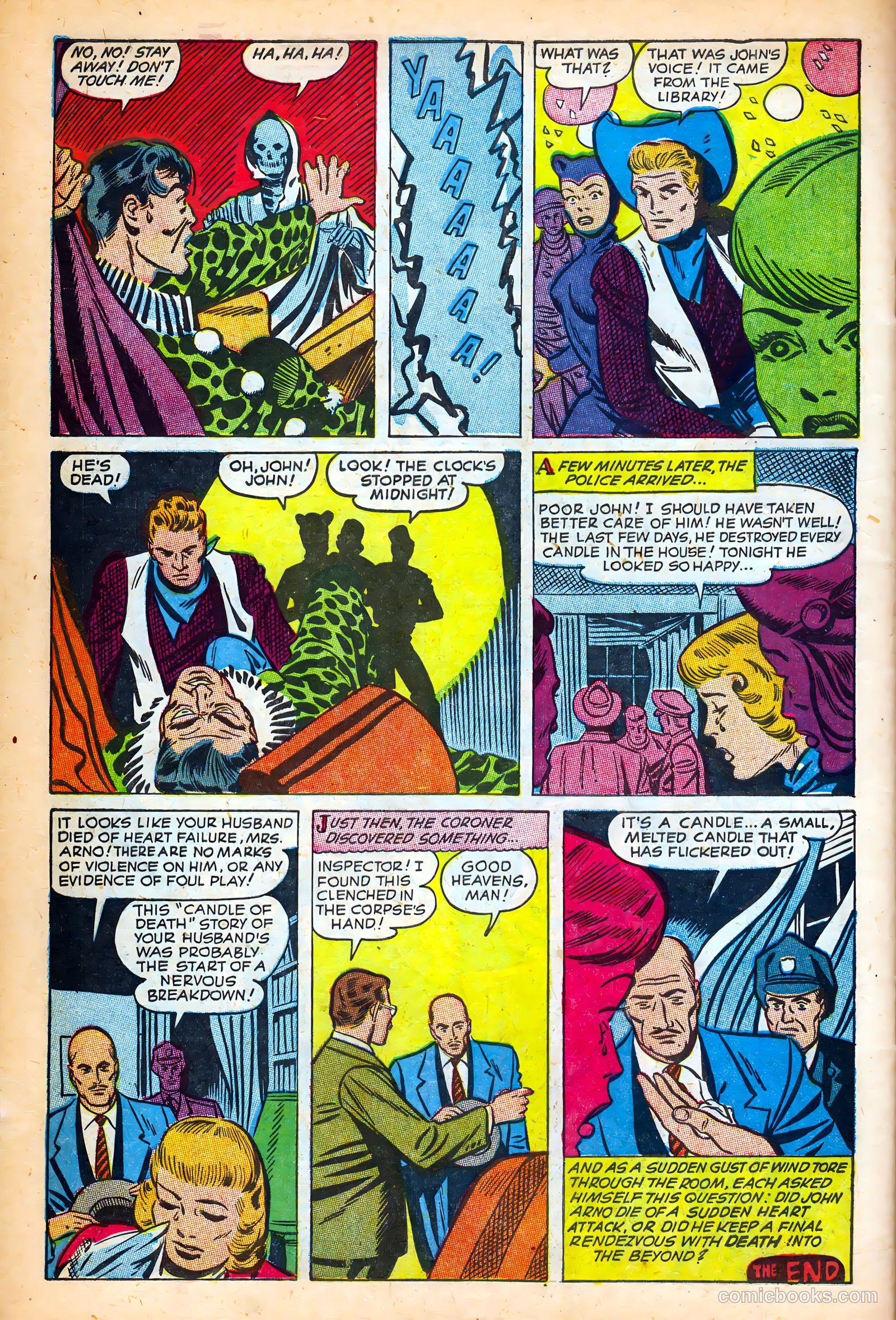 Web of Mystery #25 (1954) — page 34 of 36