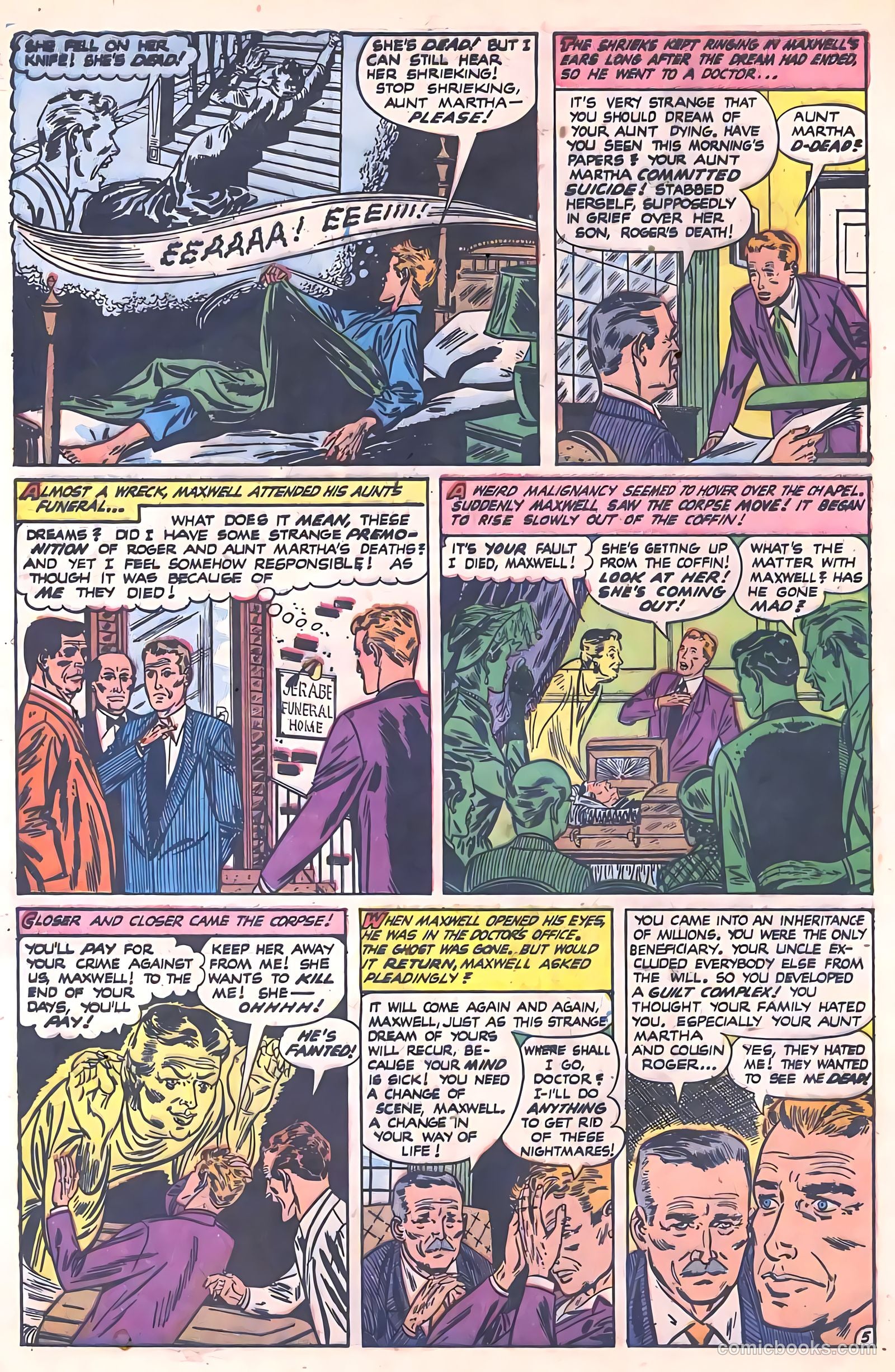 Web of Mystery #26 (1954) — page 32 of 36