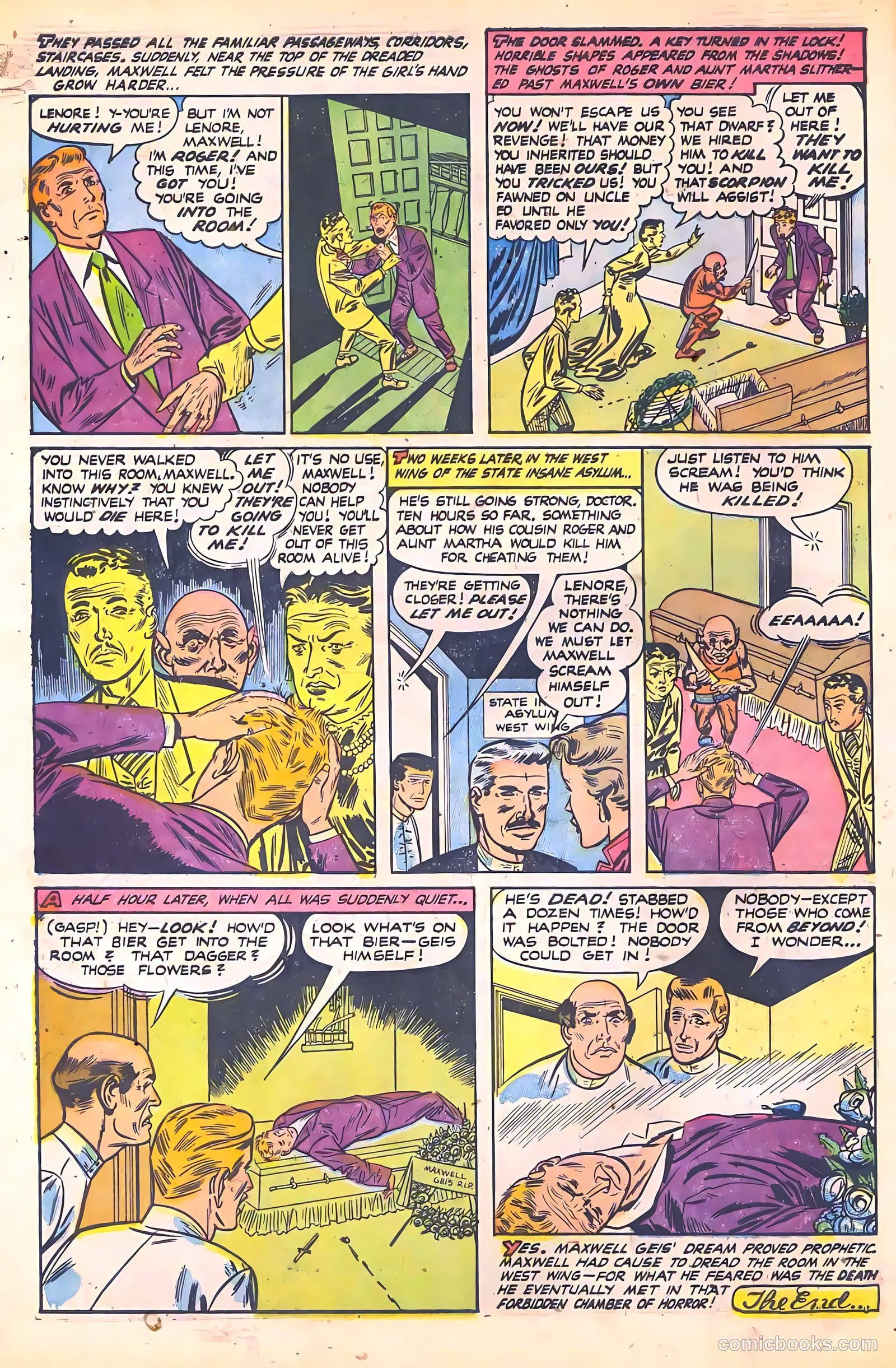 Web of Mystery #26 (1954) — page 34 of 36