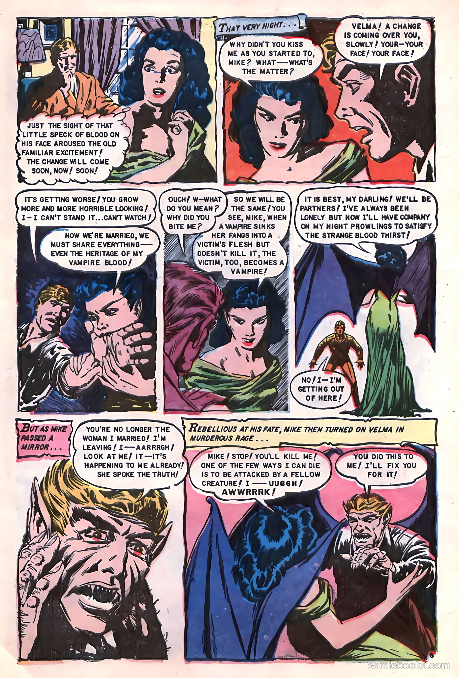 Web of Mystery #27 (1954) — page 8 of 36