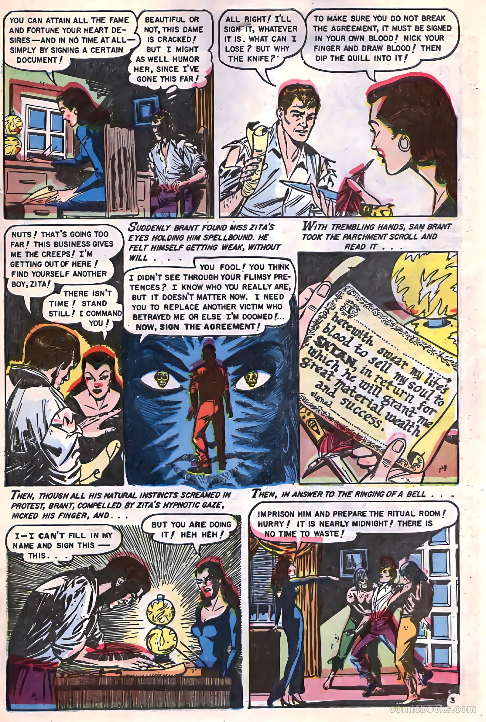 Web of Mystery #27 (1954) — page 21 of 36