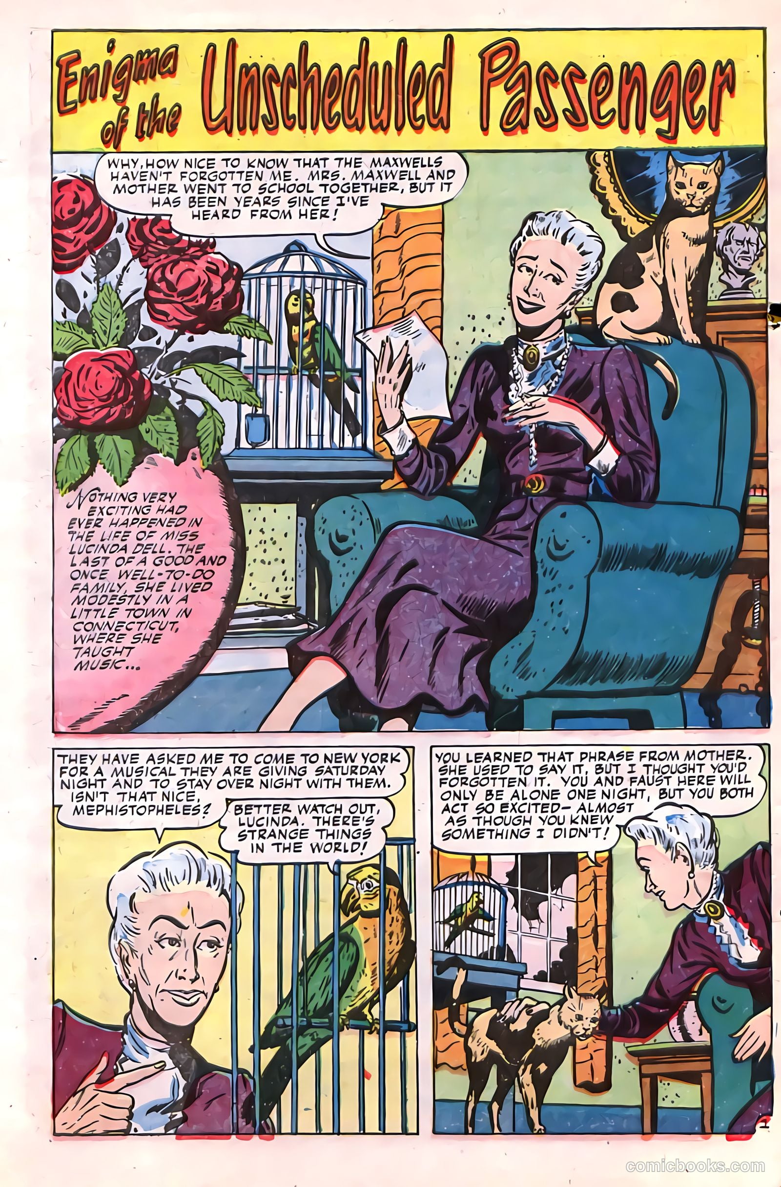 Web of Mystery #27 (1954) — page 28 of 36
