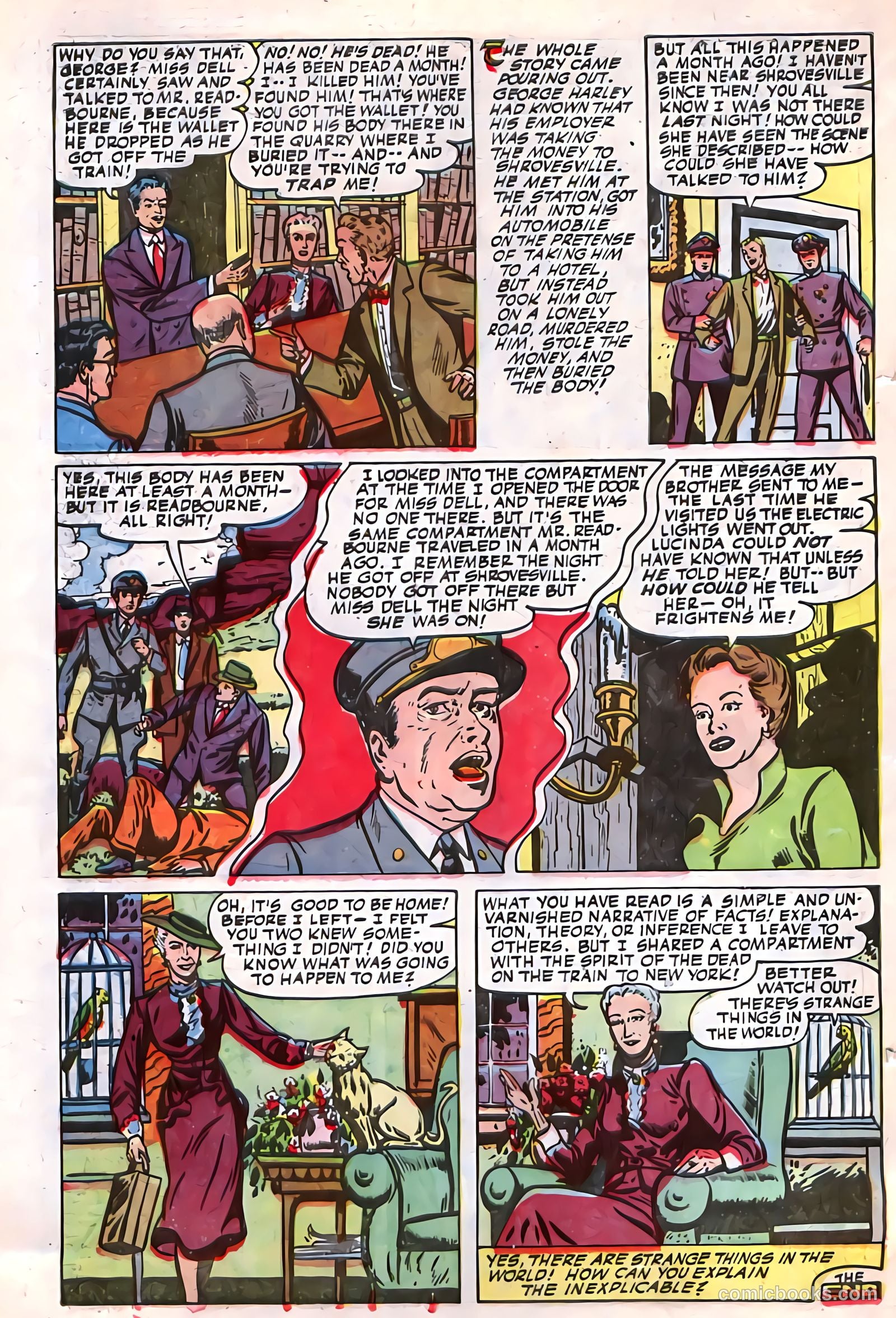 Web of Mystery #27 (1954) — page 34 of 36