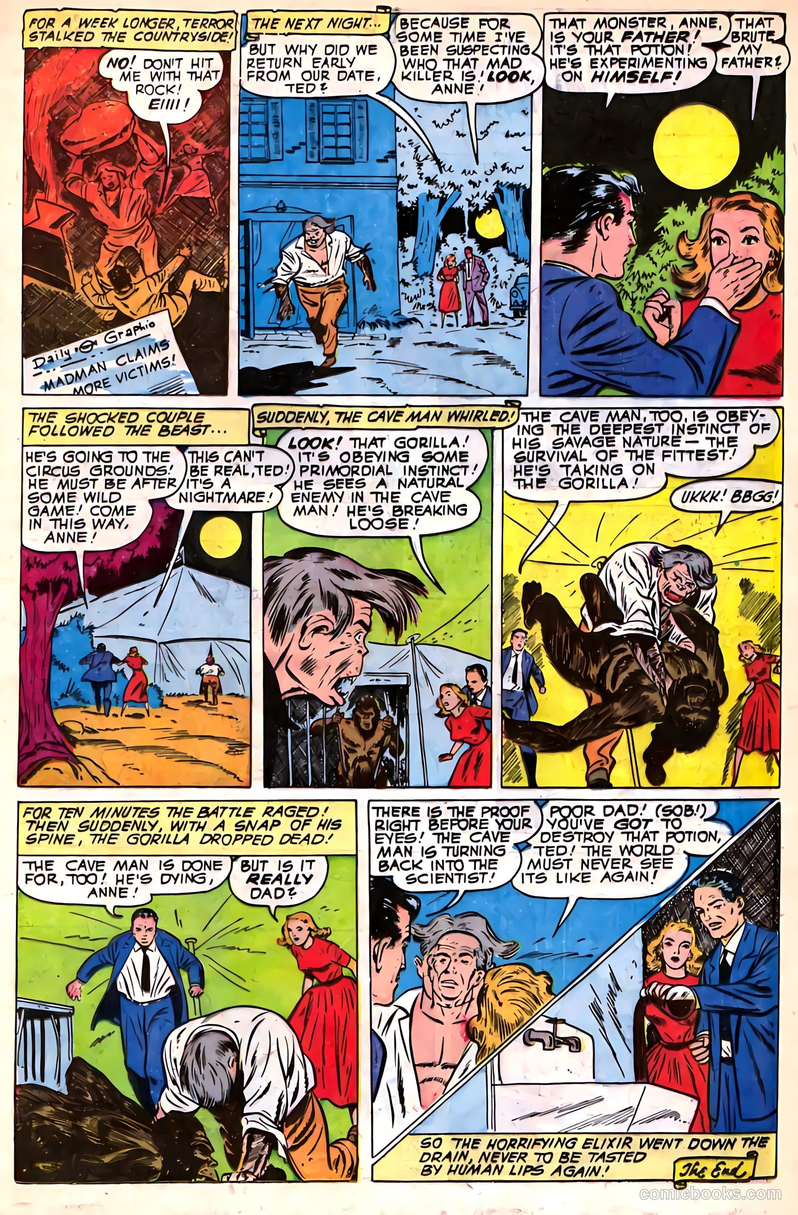 Web of Mystery #3 (1951) — page 17 of 36