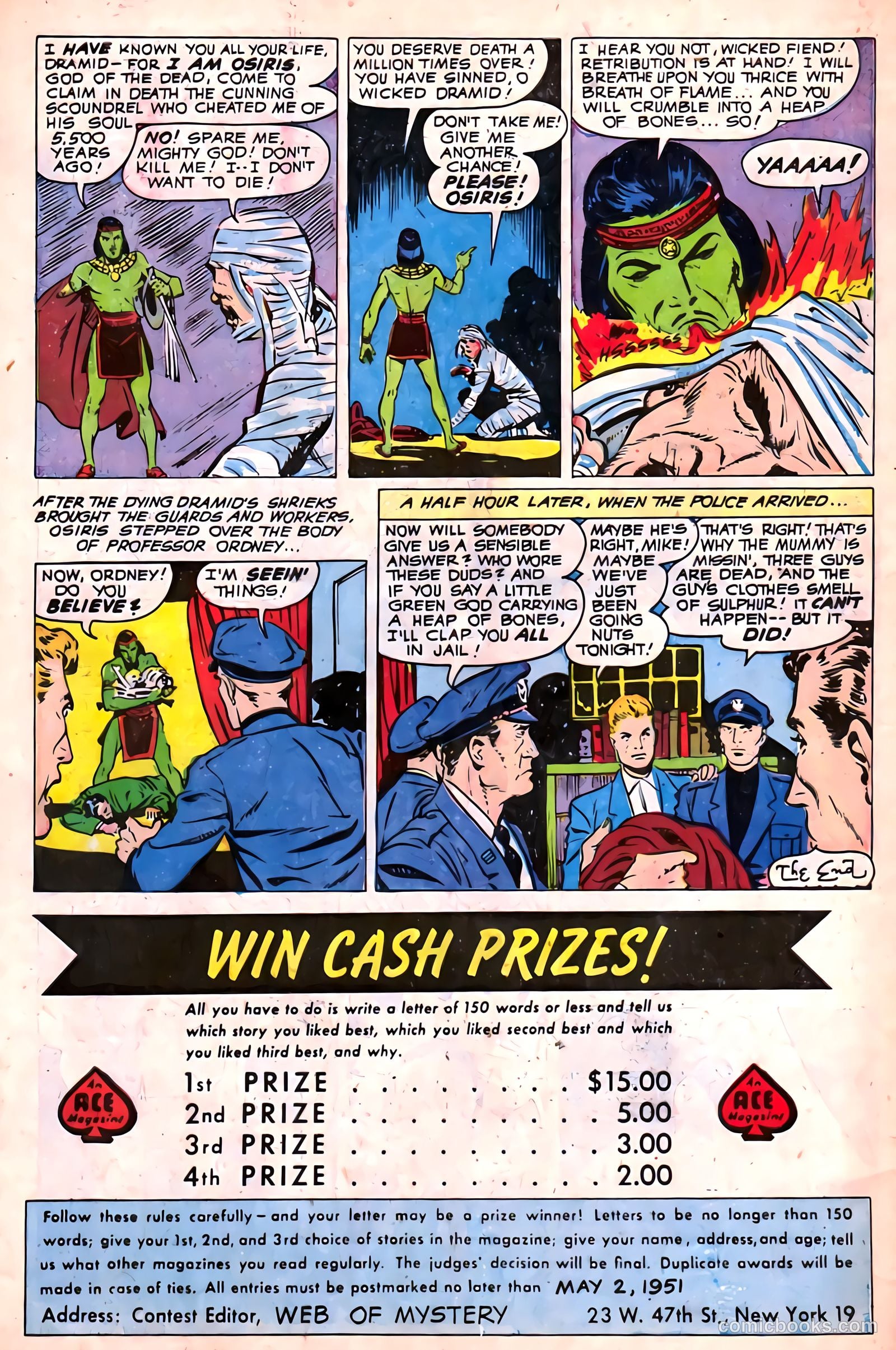 Web of Mystery #3 (1951) — page 34 of 36
