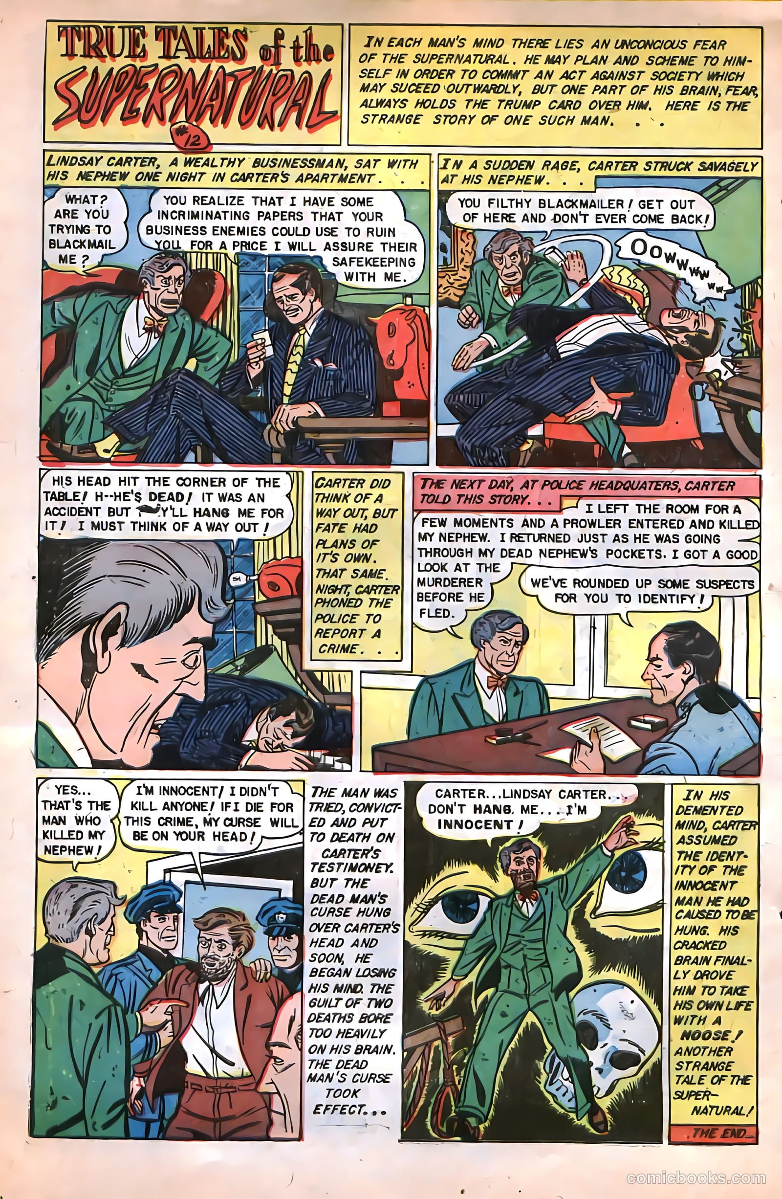 Web of Mystery #6 (1951) — page 18 of 36