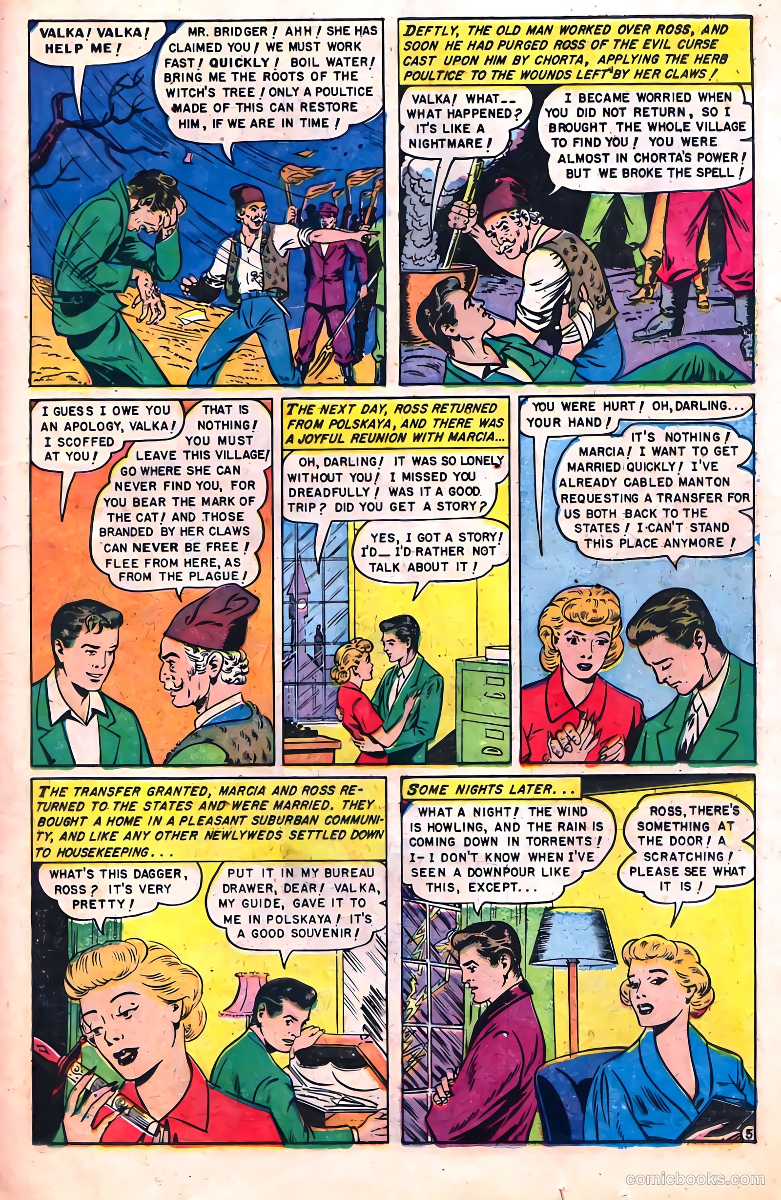 Web of Mystery #7 (1952) — page 23 of 36