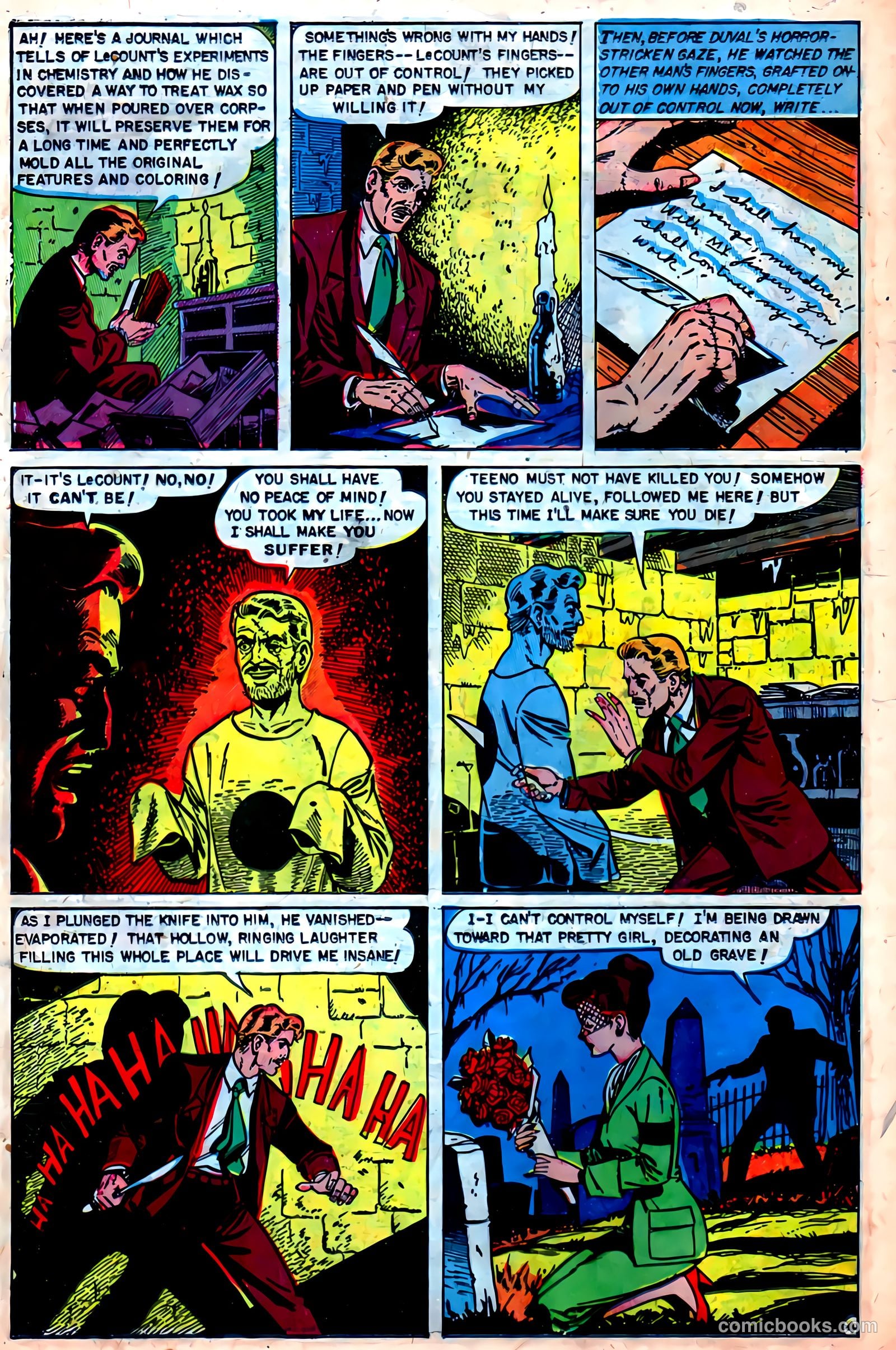 Web of Mystery #8 (1952) — page 14 of 36