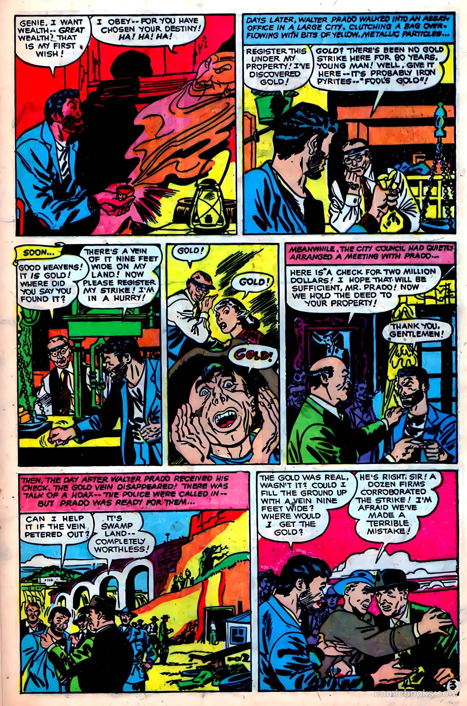 Web of Mystery #8 (1952) — page 21 of 36