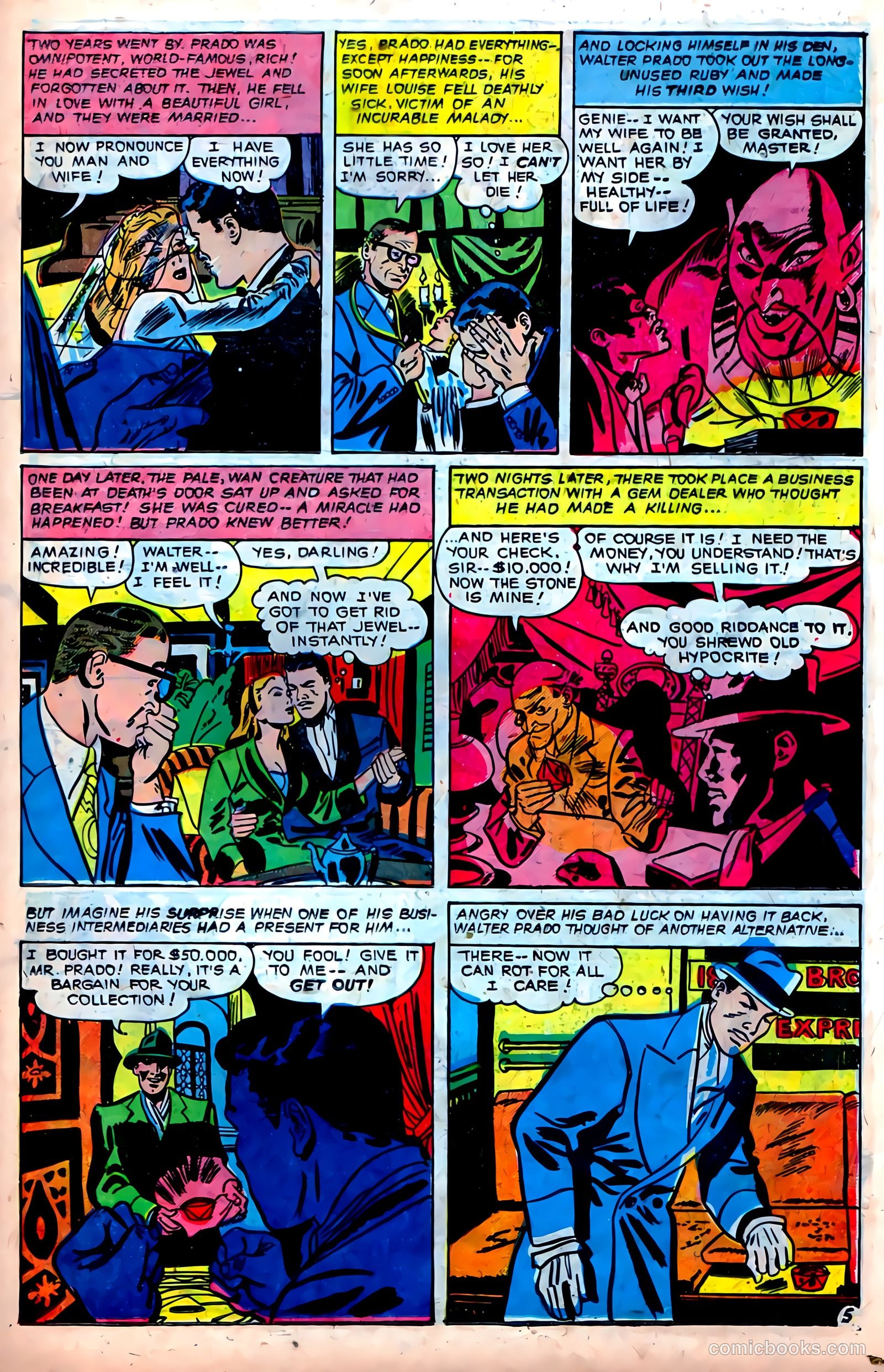 Web of Mystery #8 (1952) — page 23 of 36