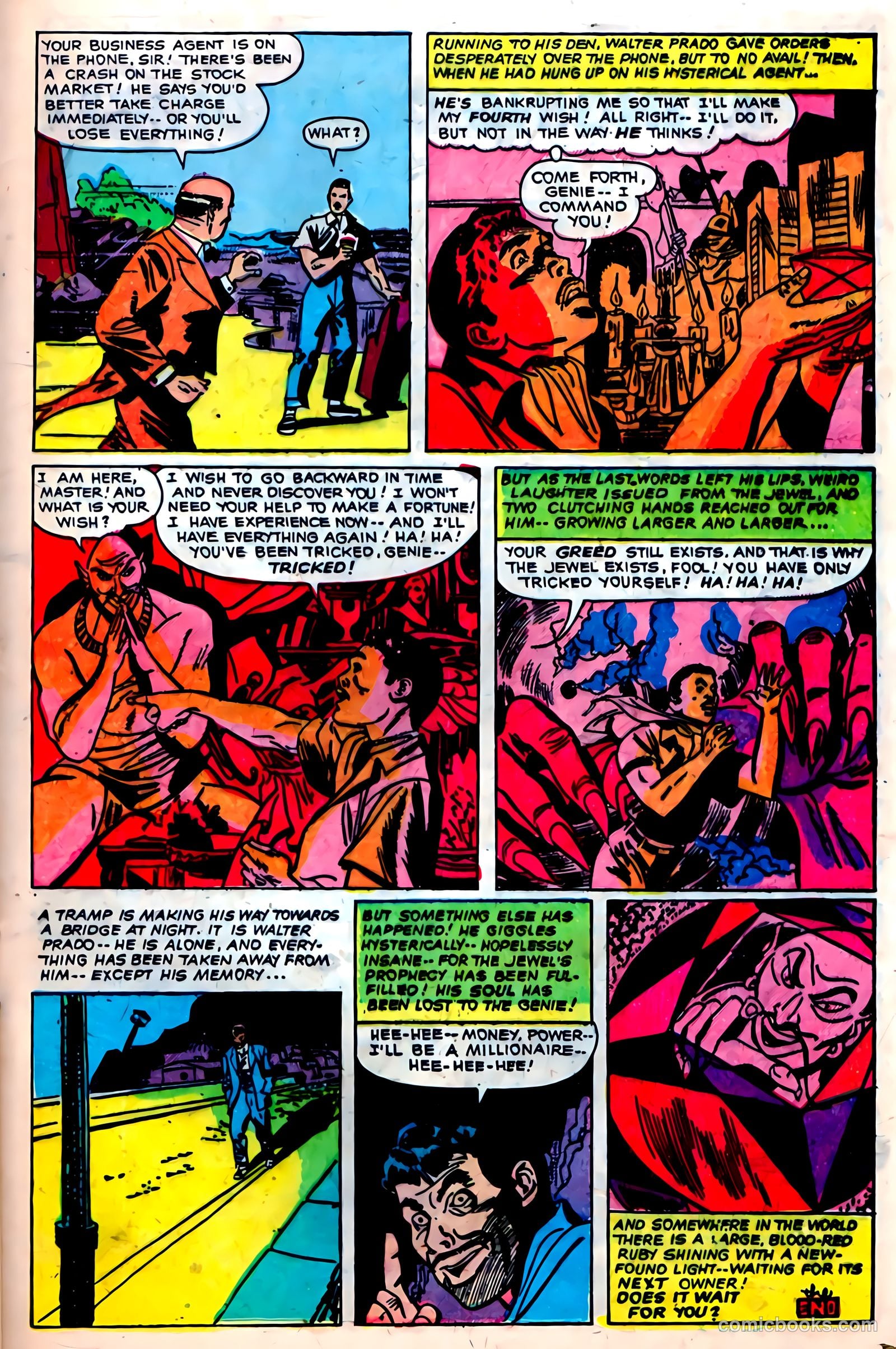 Web of Mystery #8 (1952) — page 25 of 36