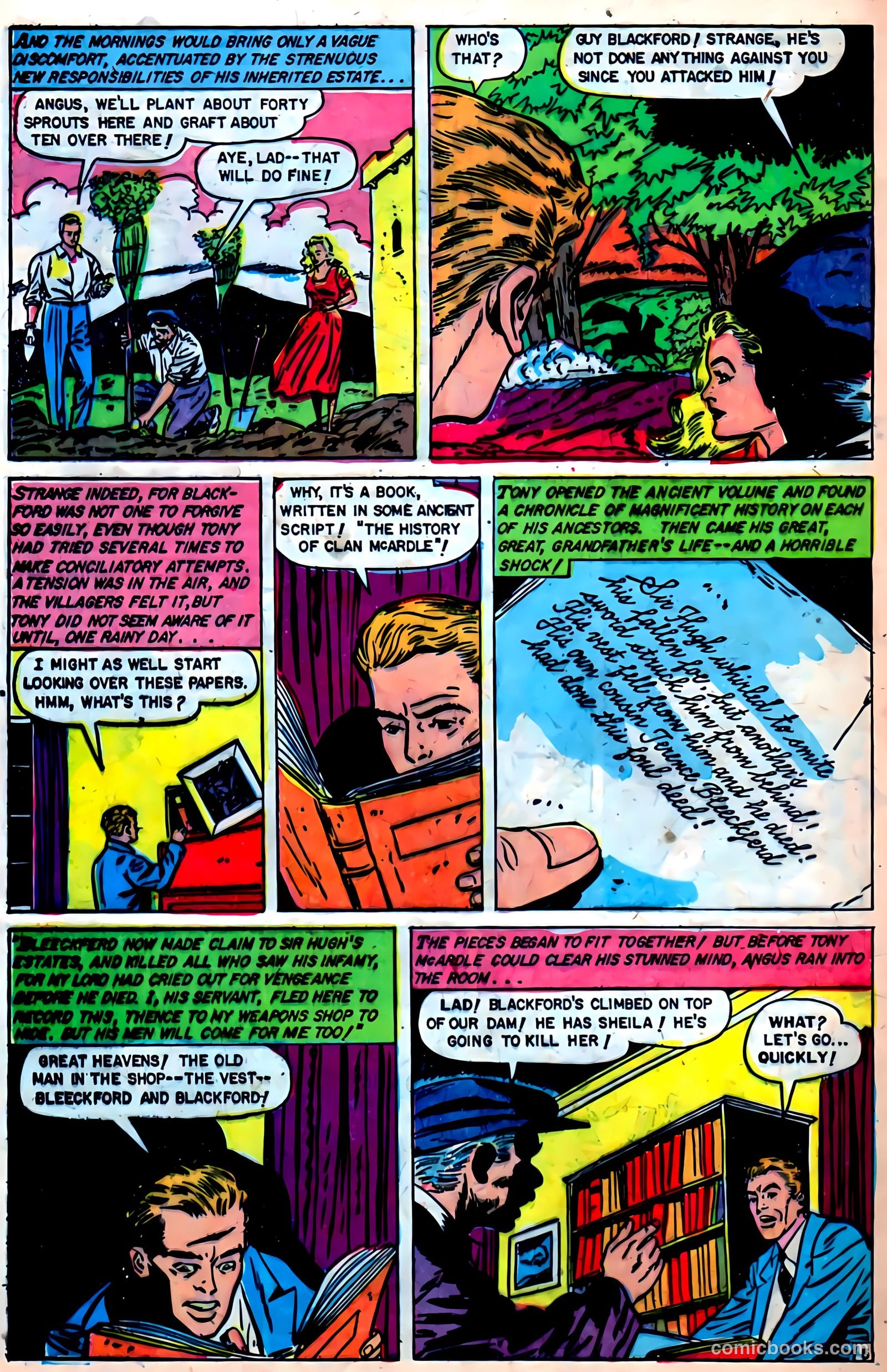 Web of Mystery #8 (1952) — page 32 of 36