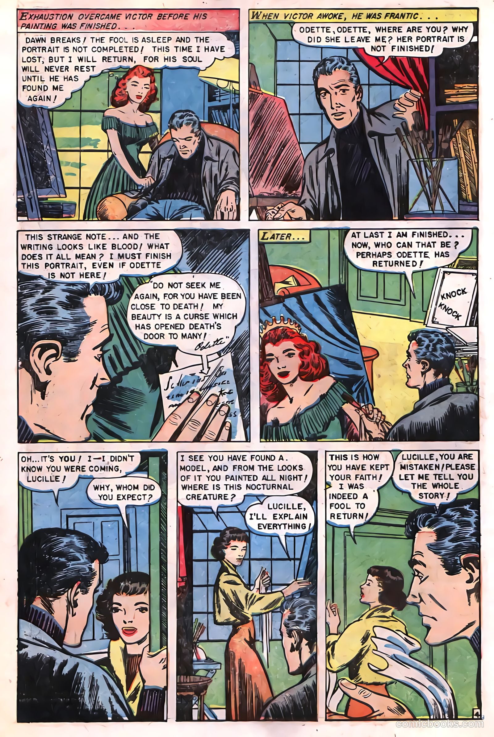 Web of Mystery #9 (1952) — page 14 of 36
