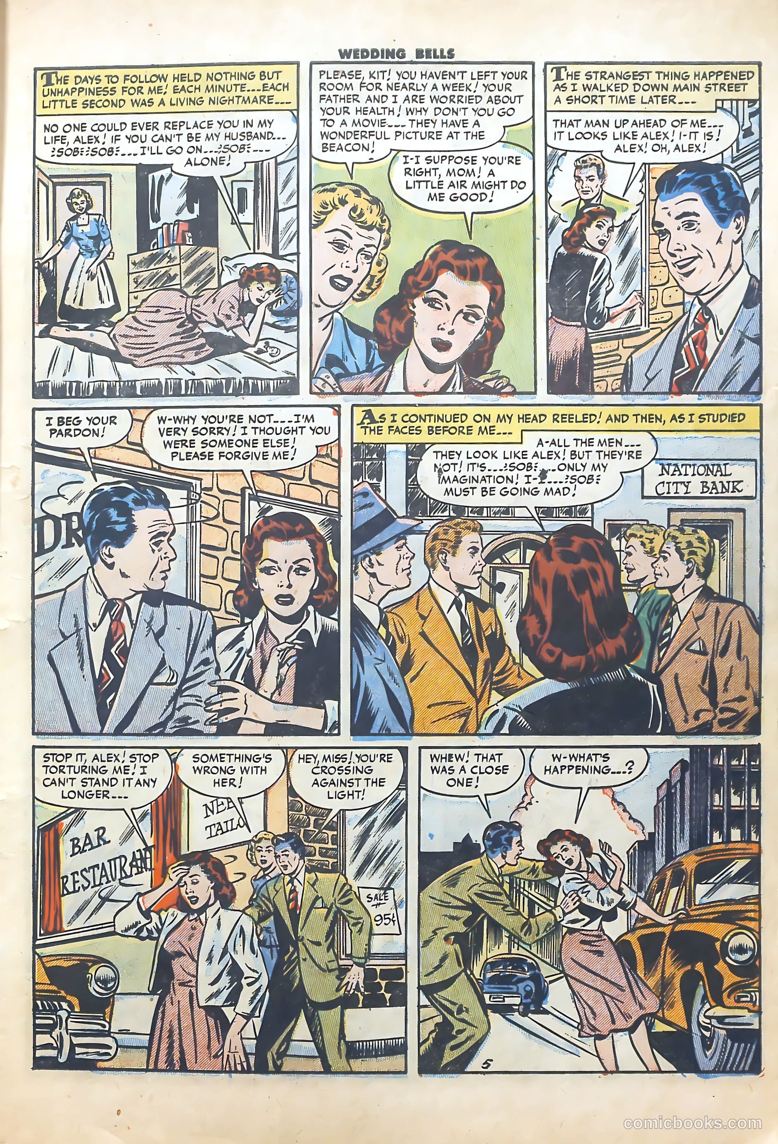 Wedding Bells #1 (1954) — page 7 of 36