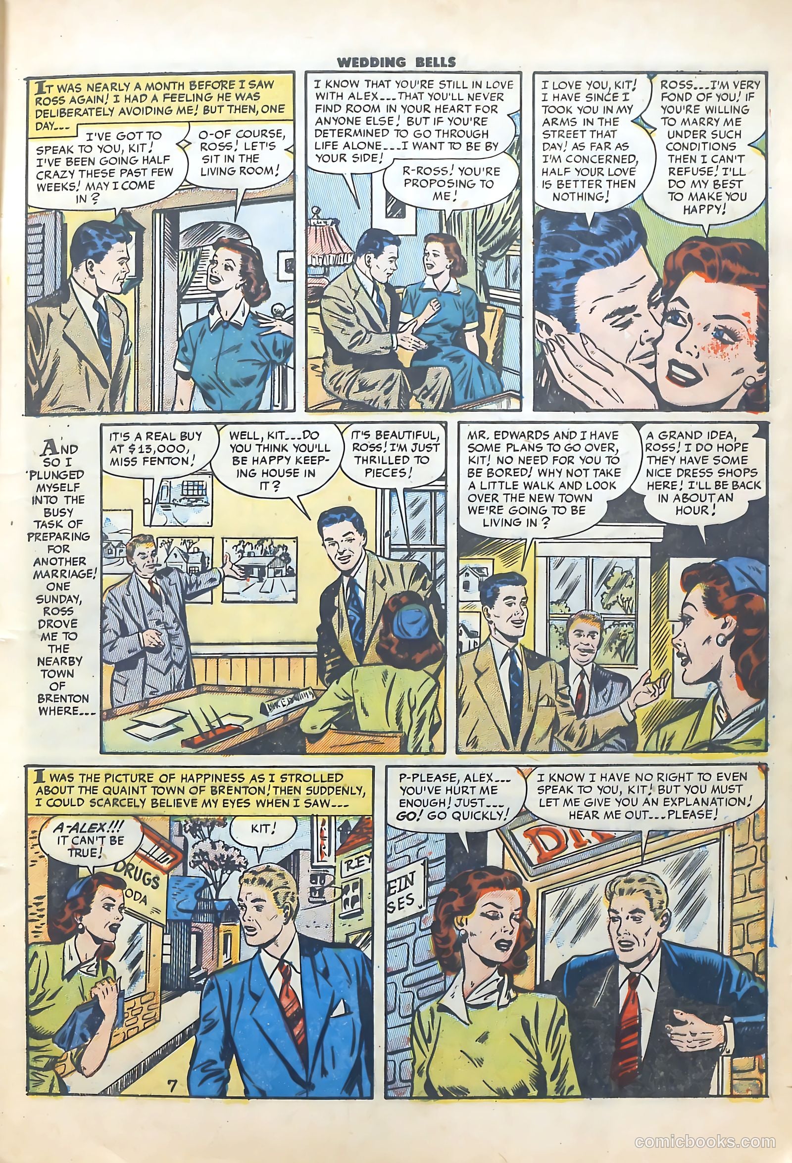 Wedding Bells #1 (1954) — page 9 of 36