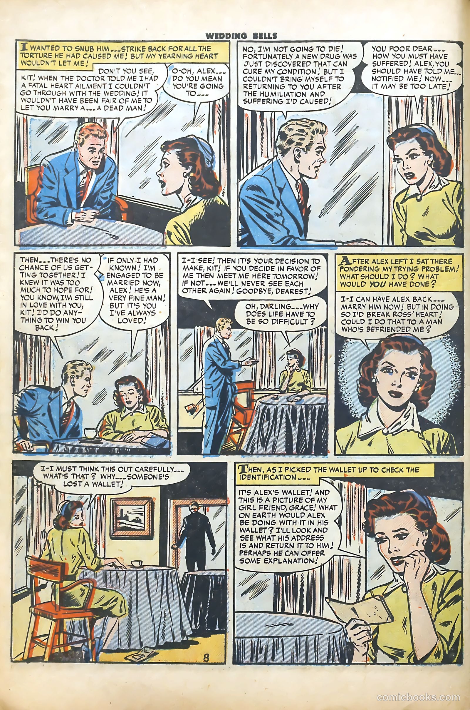 Wedding Bells #1 (1954) — page 10 of 36