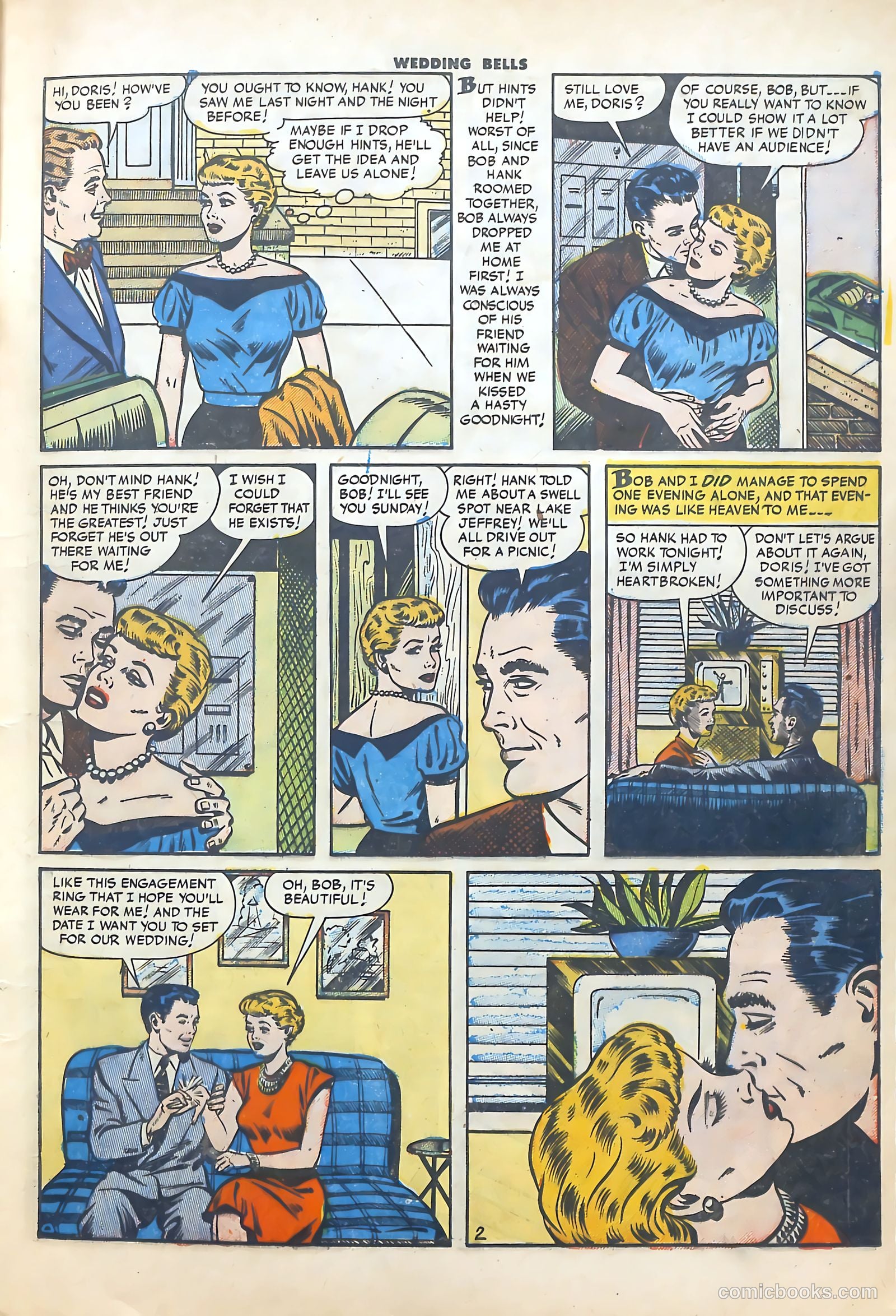 Wedding Bells #1 (1954) — page 13 of 36