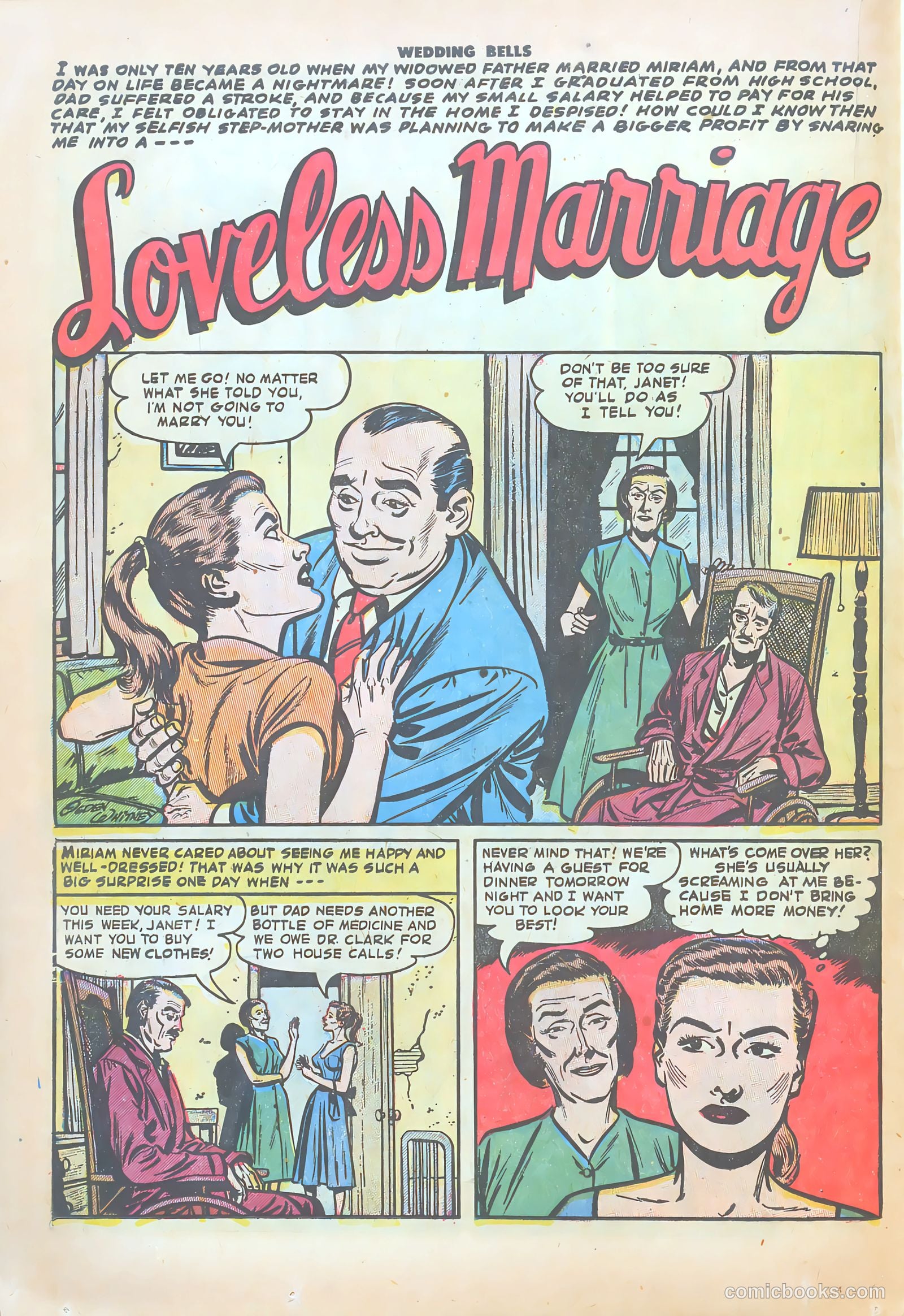 Wedding Bells #1 (1954) — page 18 of 36