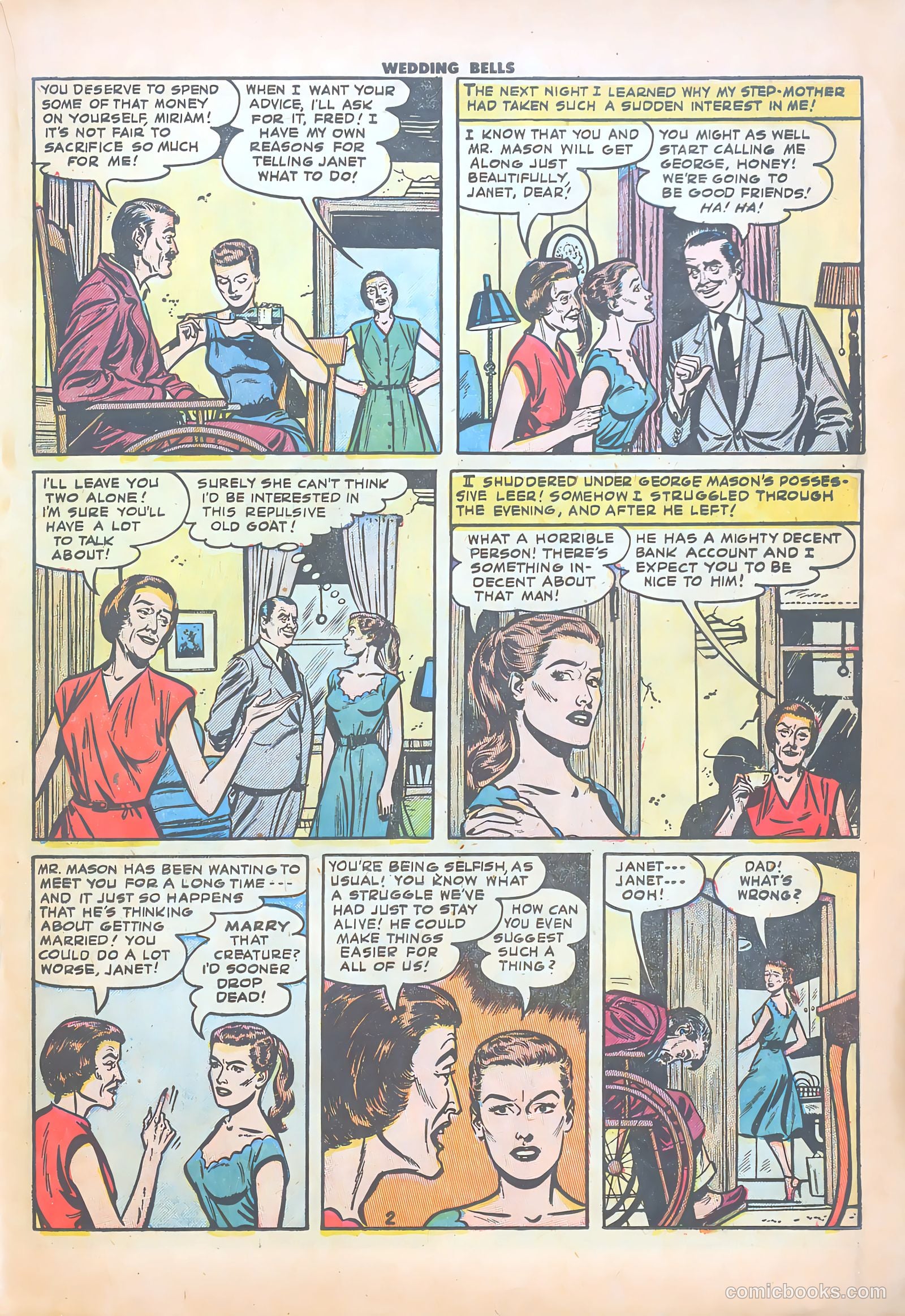 Wedding Bells #1 (1954) — page 19 of 36