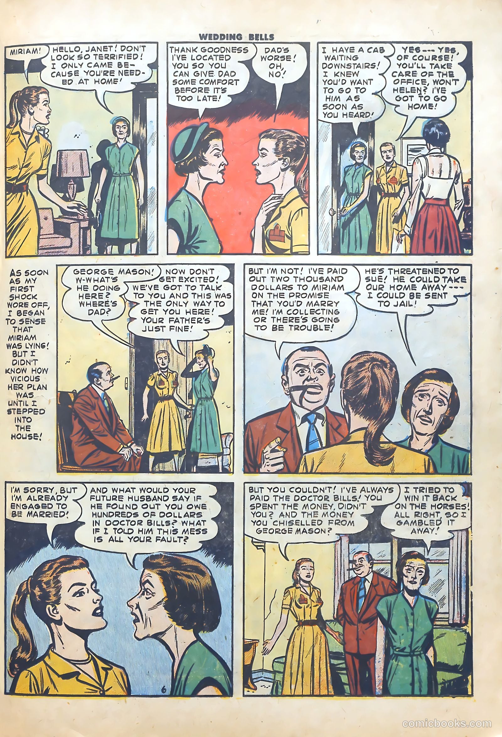 Wedding Bells #1 (1954) — page 23 of 36