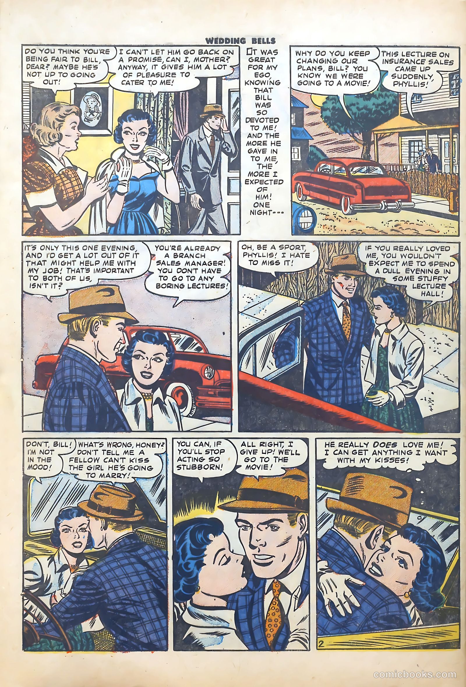 Wedding Bells #1 (1954) — page 28 of 36
