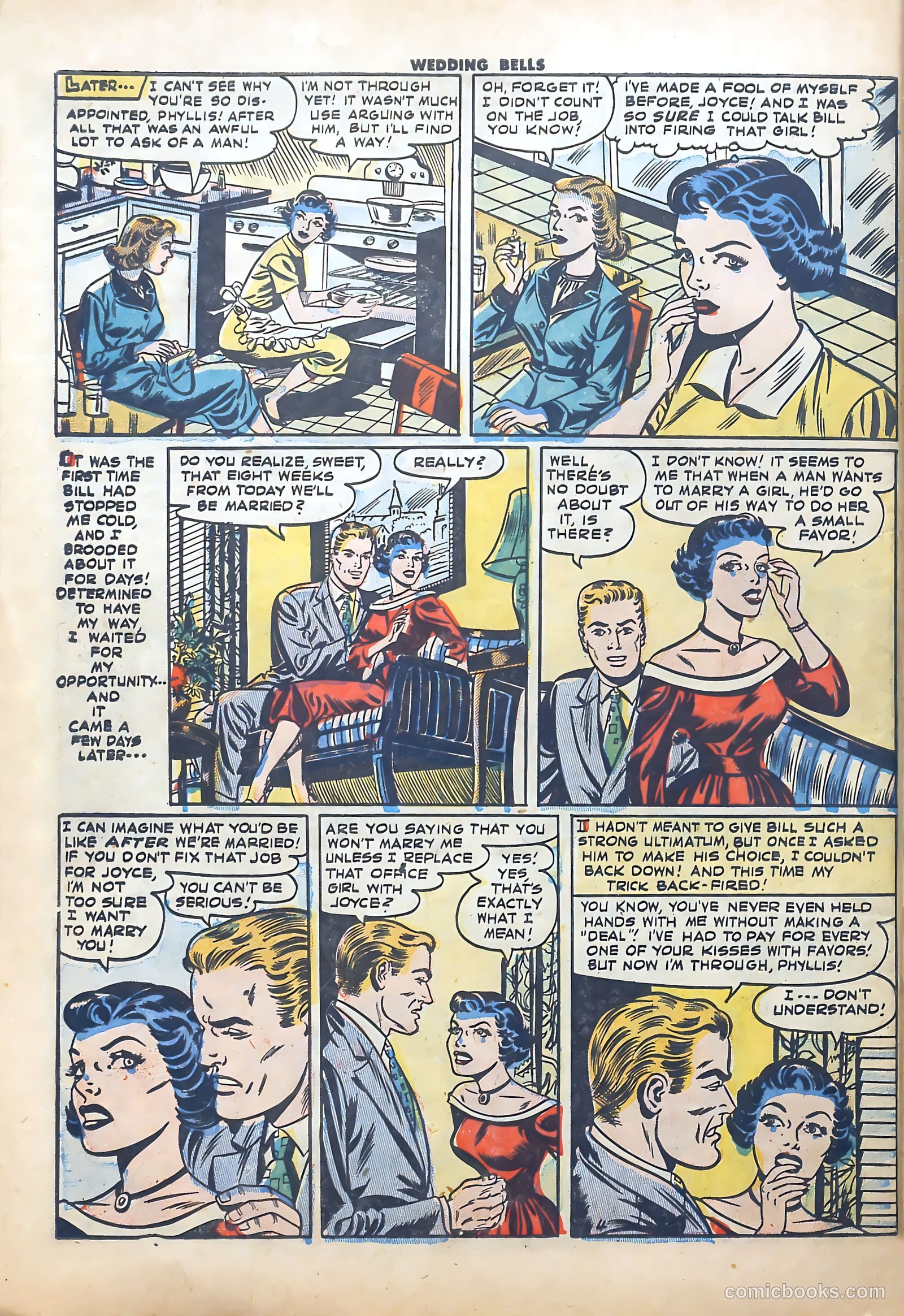 Wedding Bells #1 (1954) — page 30 of 36