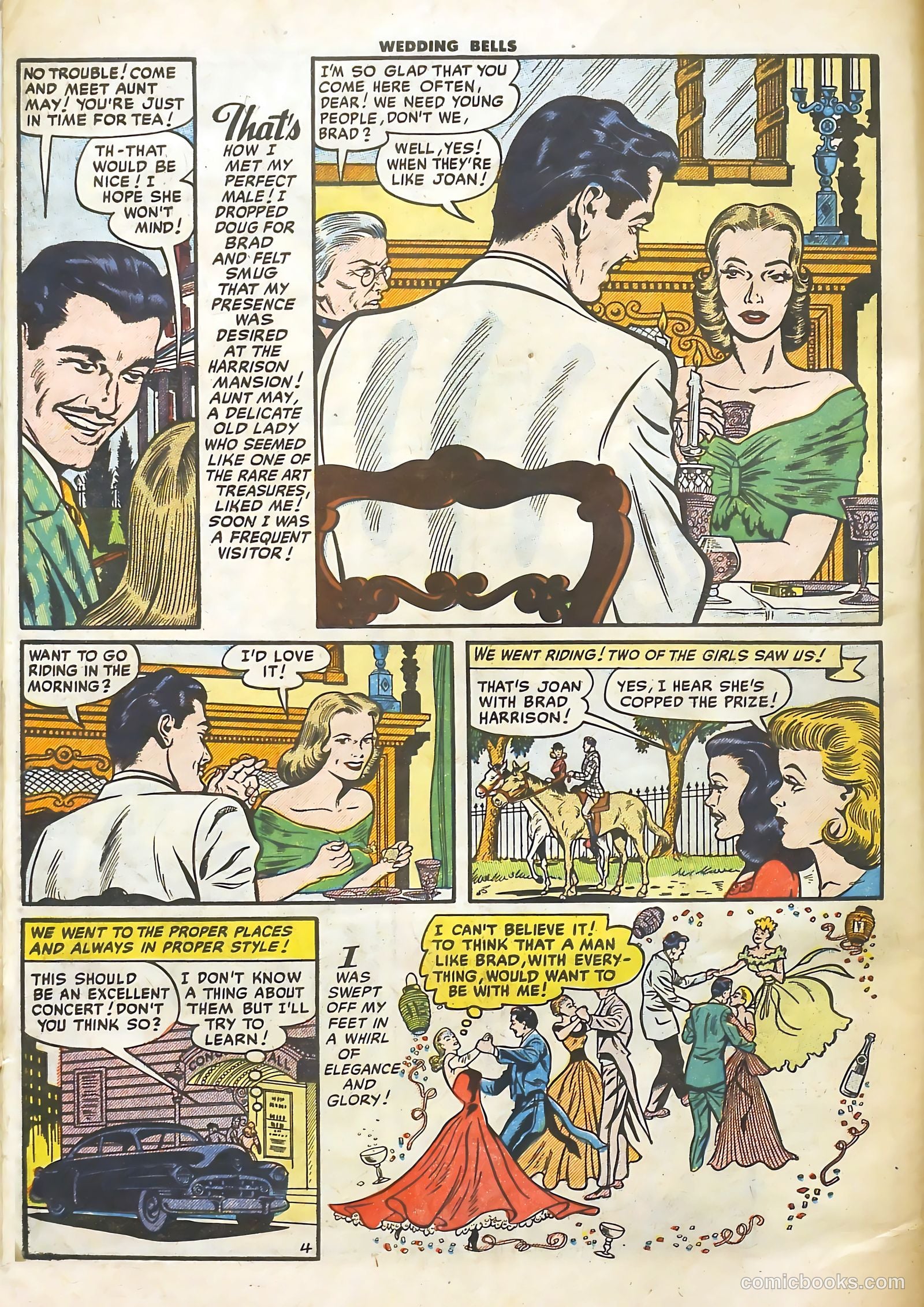 Wedding Bells #10 (1955) — page 6 of 36
