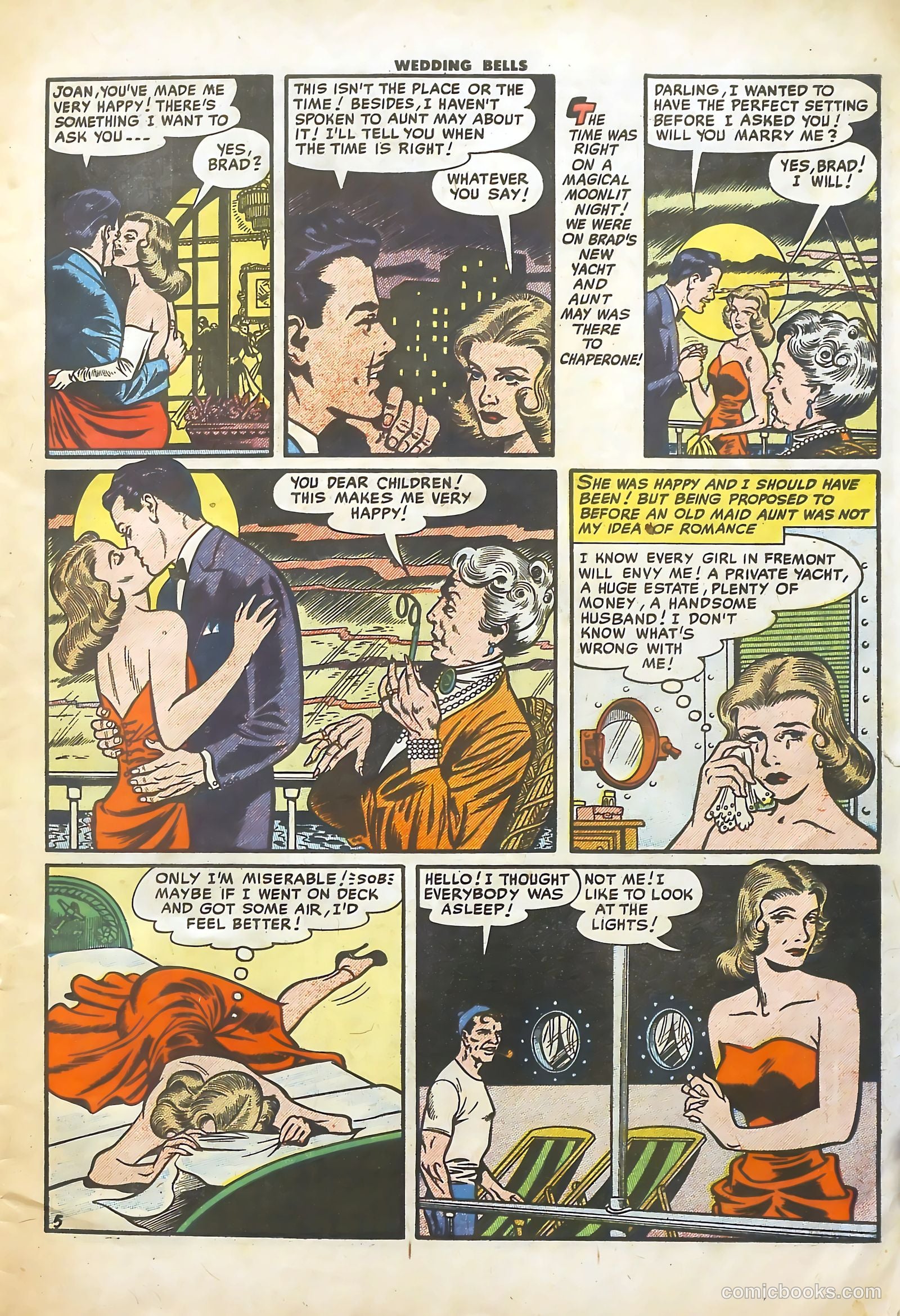 Wedding Bells #10 (1955) — page 7 of 36