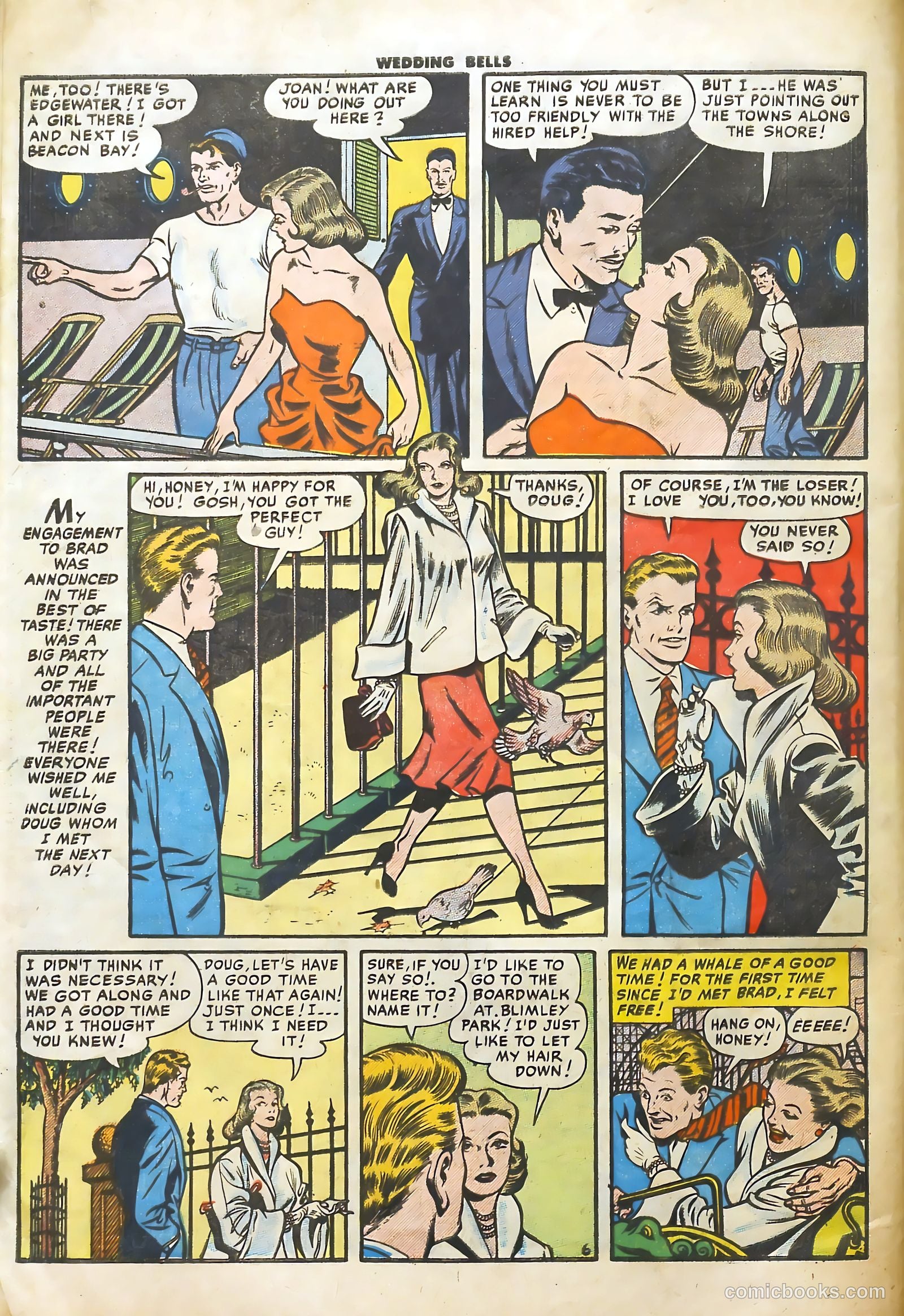 Wedding Bells #10 (1955) — page 8 of 36