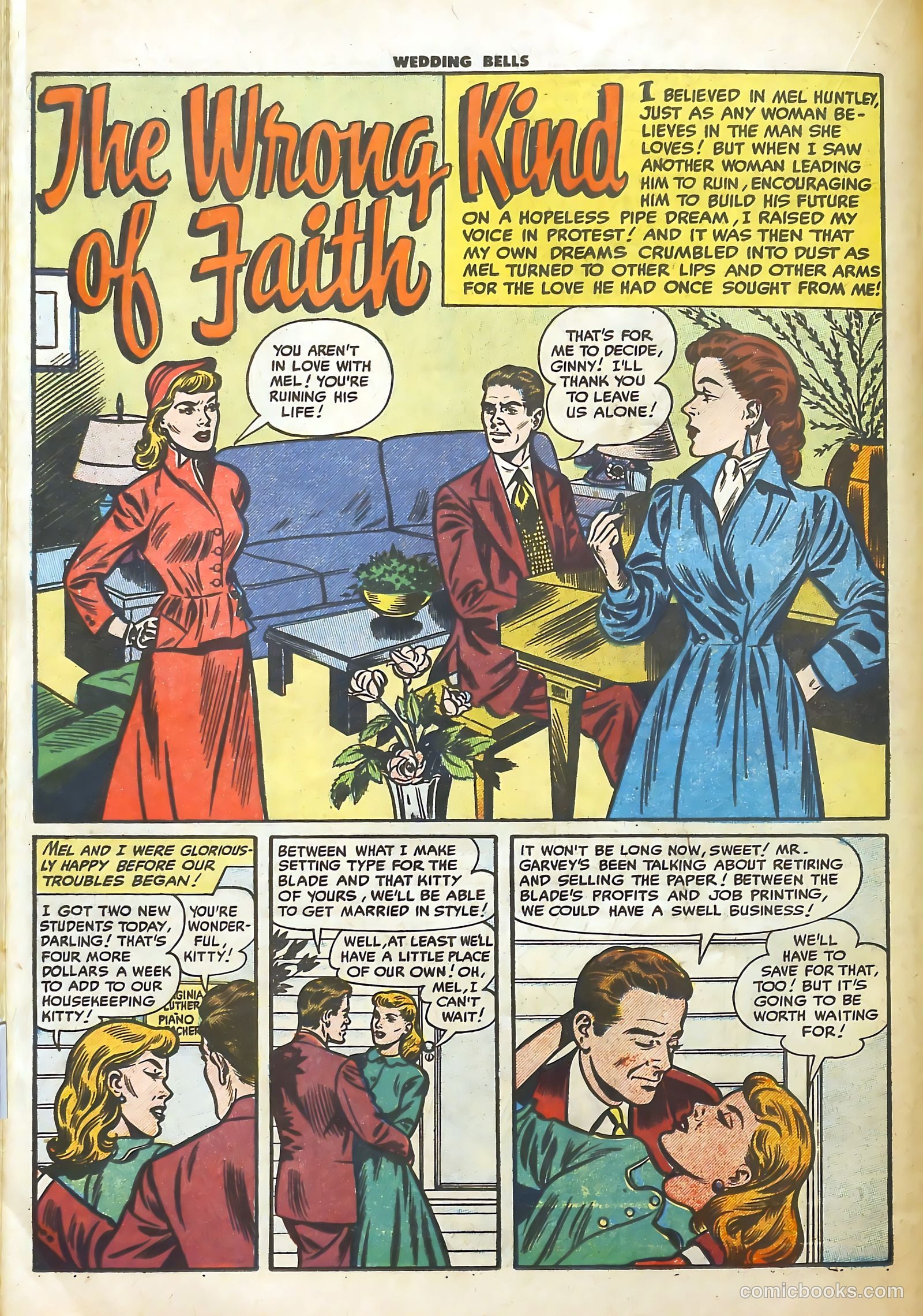 Wedding Bells #10 (1955) — page 18 of 36