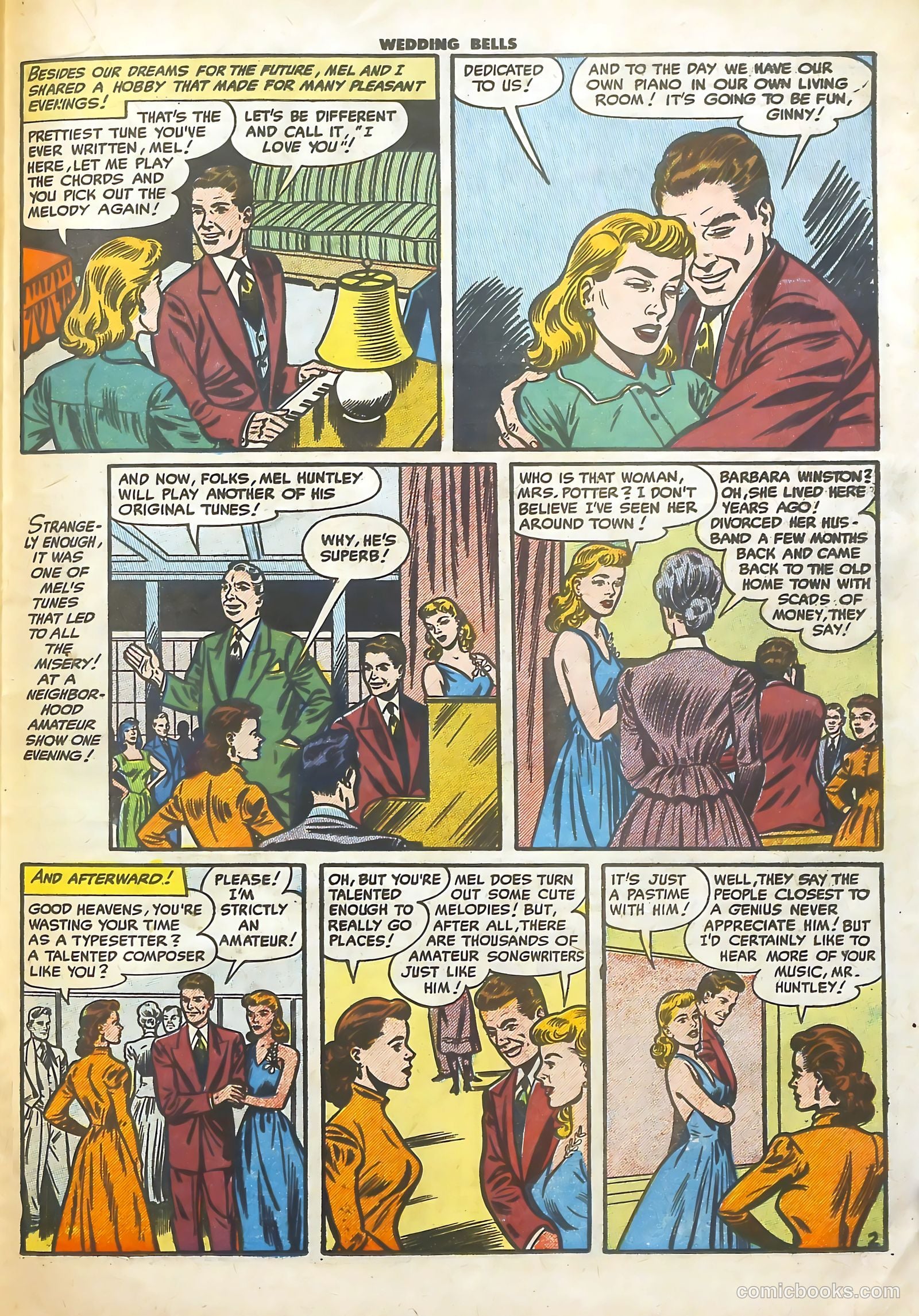 Wedding Bells #10 (1955) — page 19 of 36