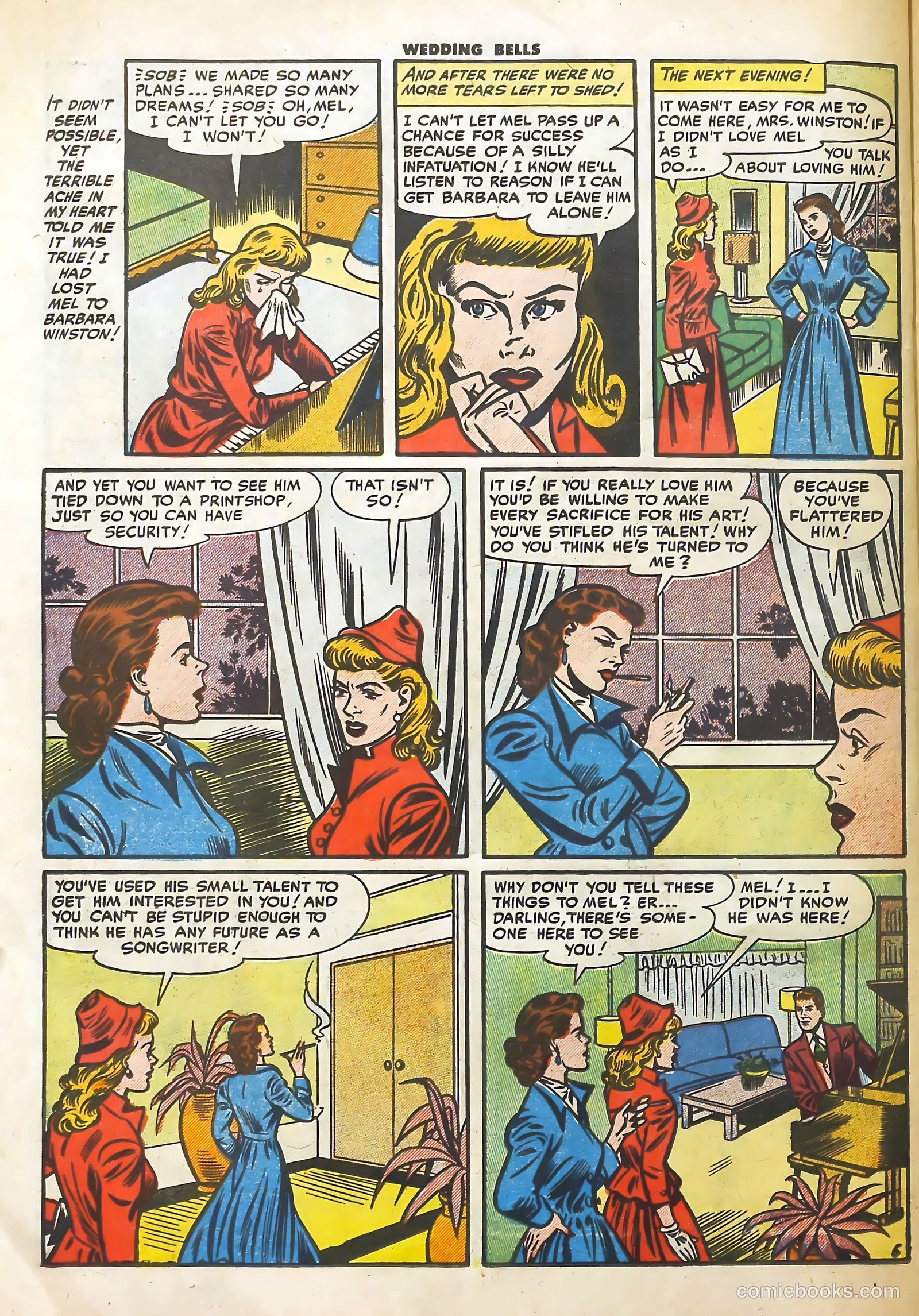 Wedding Bells #10 (1955) — page 22 of 36
