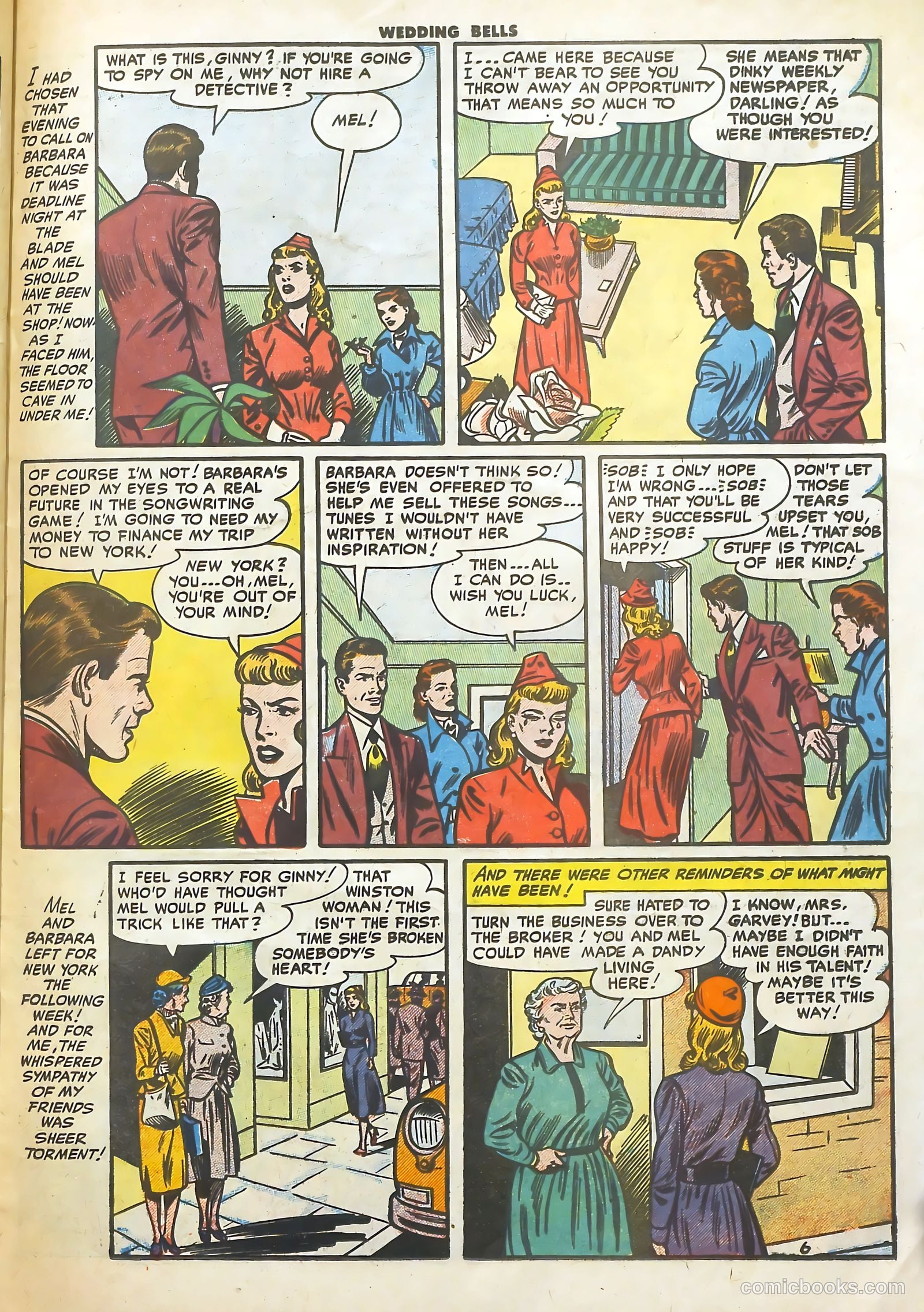 Wedding Bells #10 (1955) — page 23 of 36
