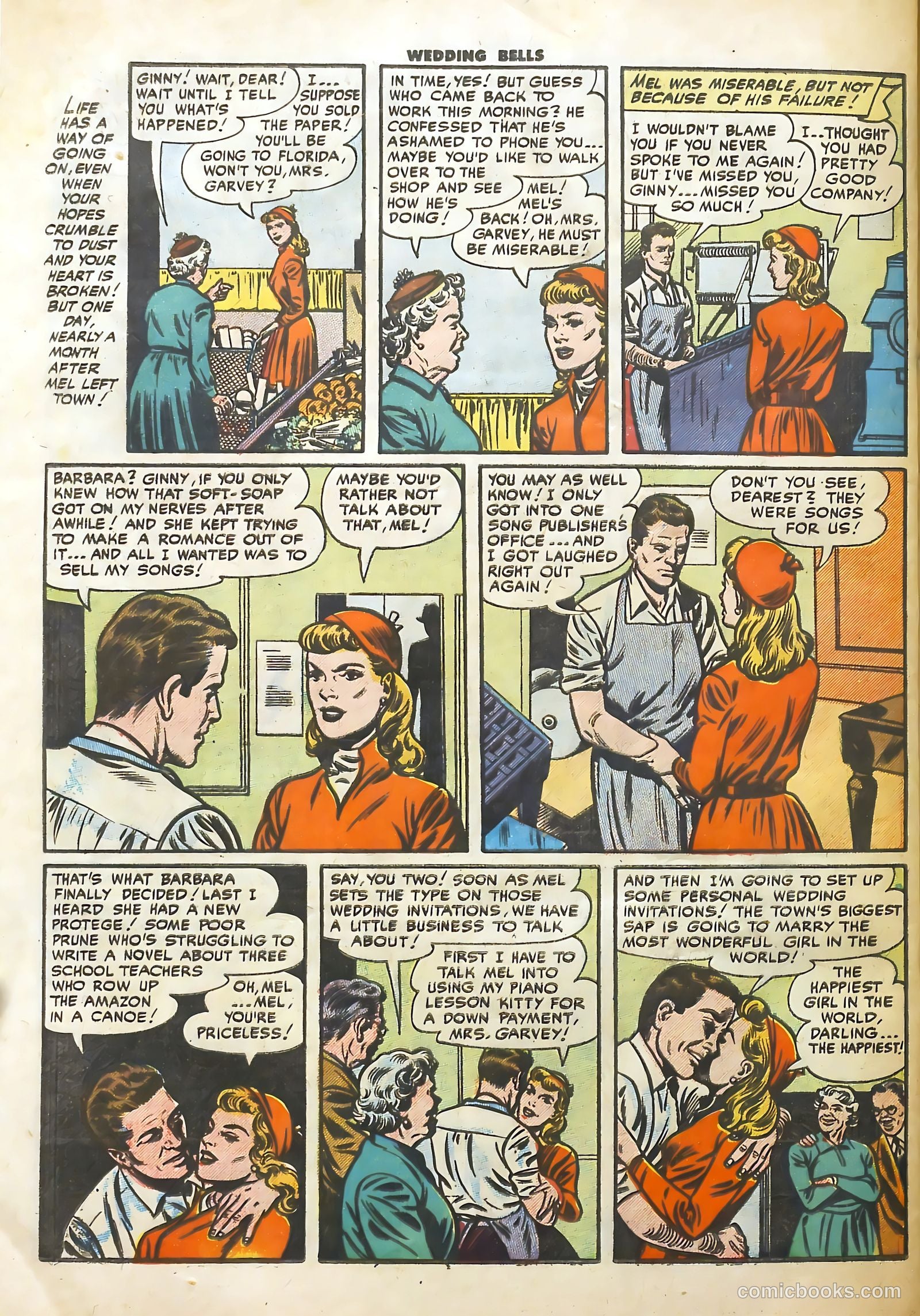 Wedding Bells #10 (1955) — page 24 of 36