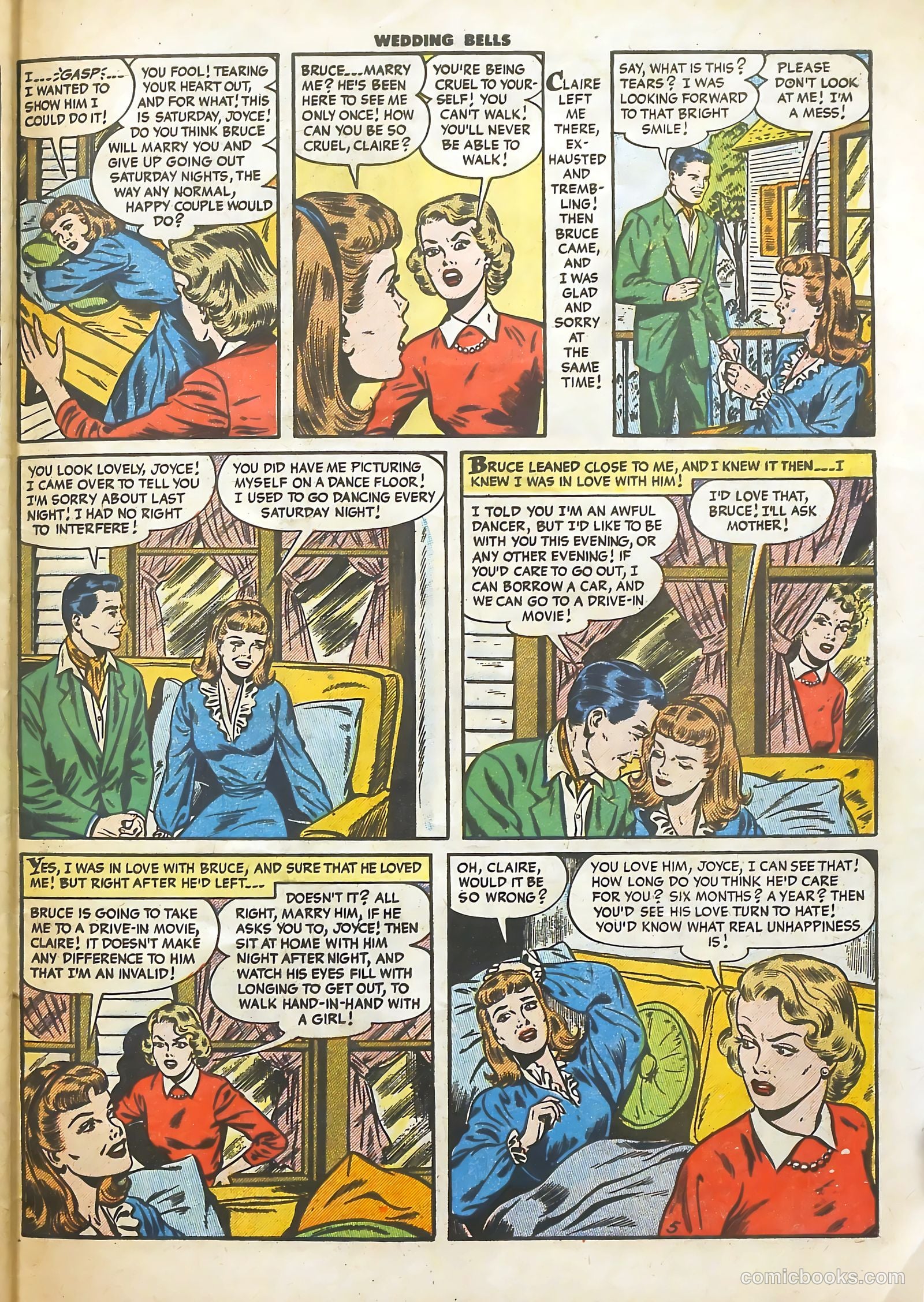Wedding Bells #10 (1955) — page 31 of 36