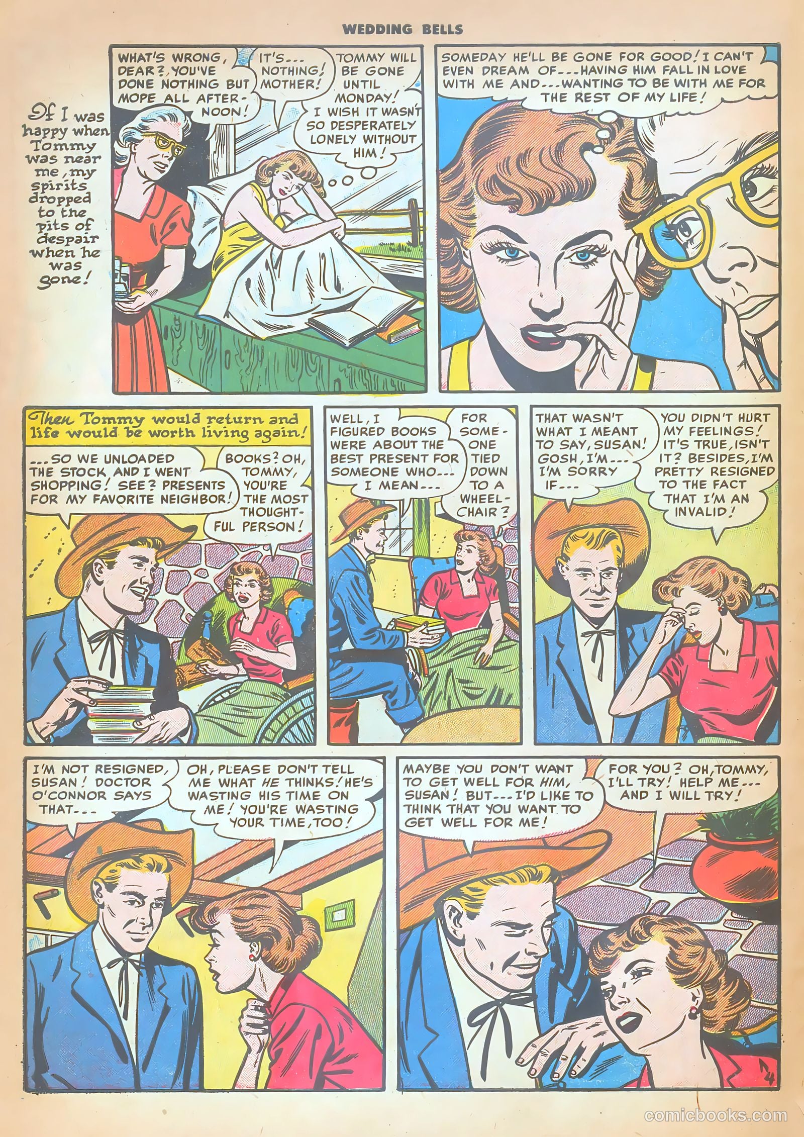 Wedding Bells #11 (1955) — page 6 of 36