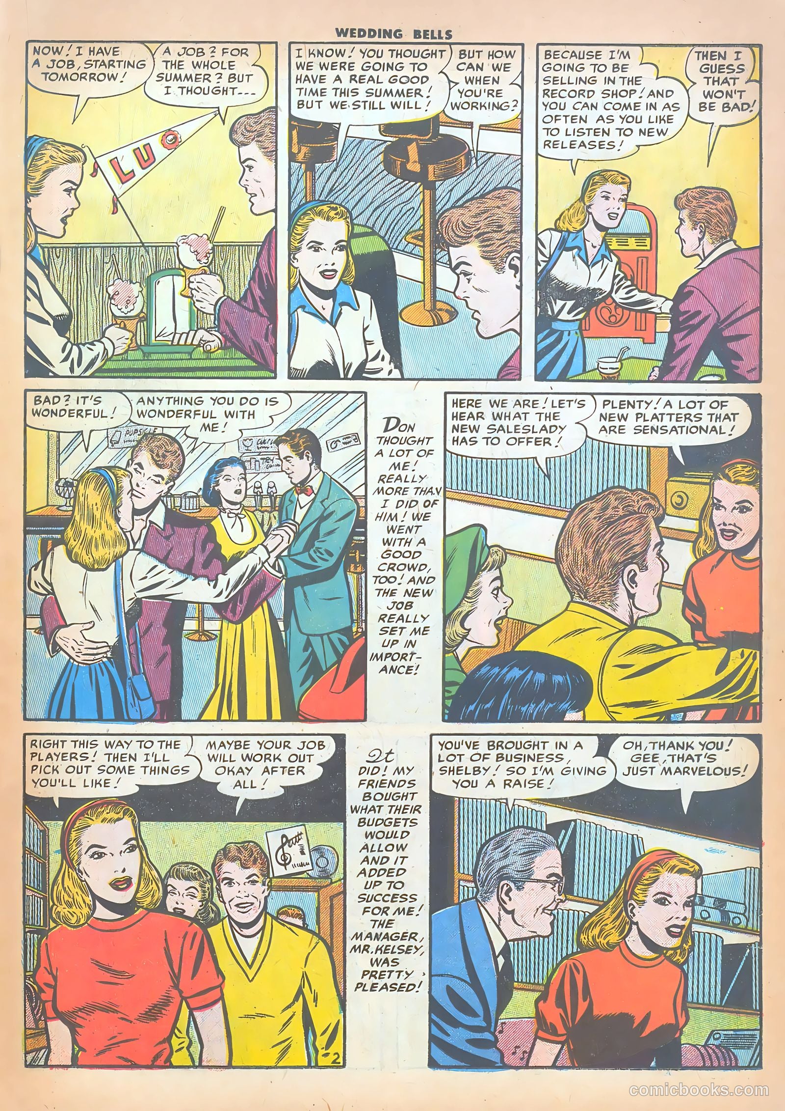 Wedding Bells #11 (1955) — page 19 of 36