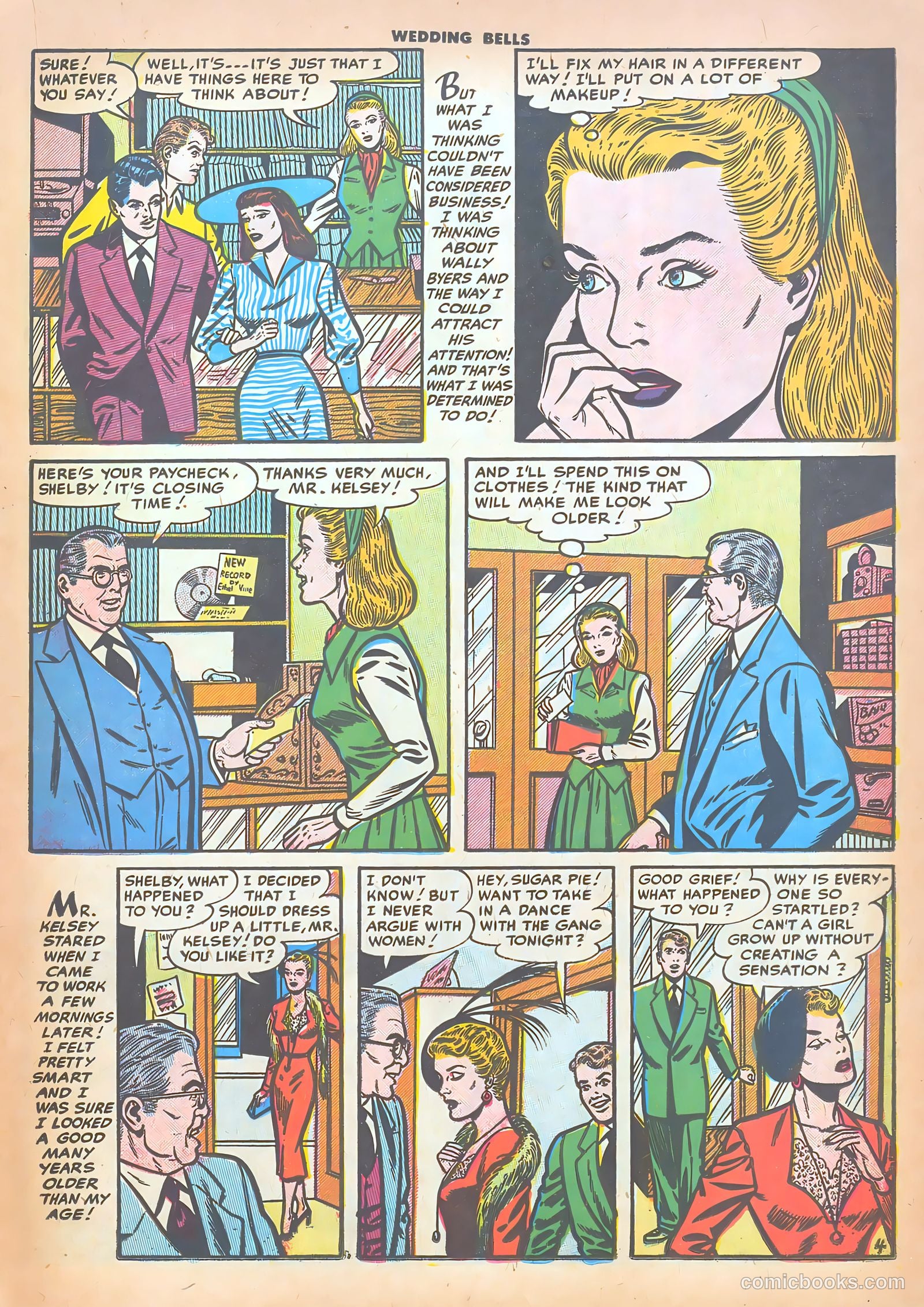 Wedding Bells #11 (1955) — page 21 of 36