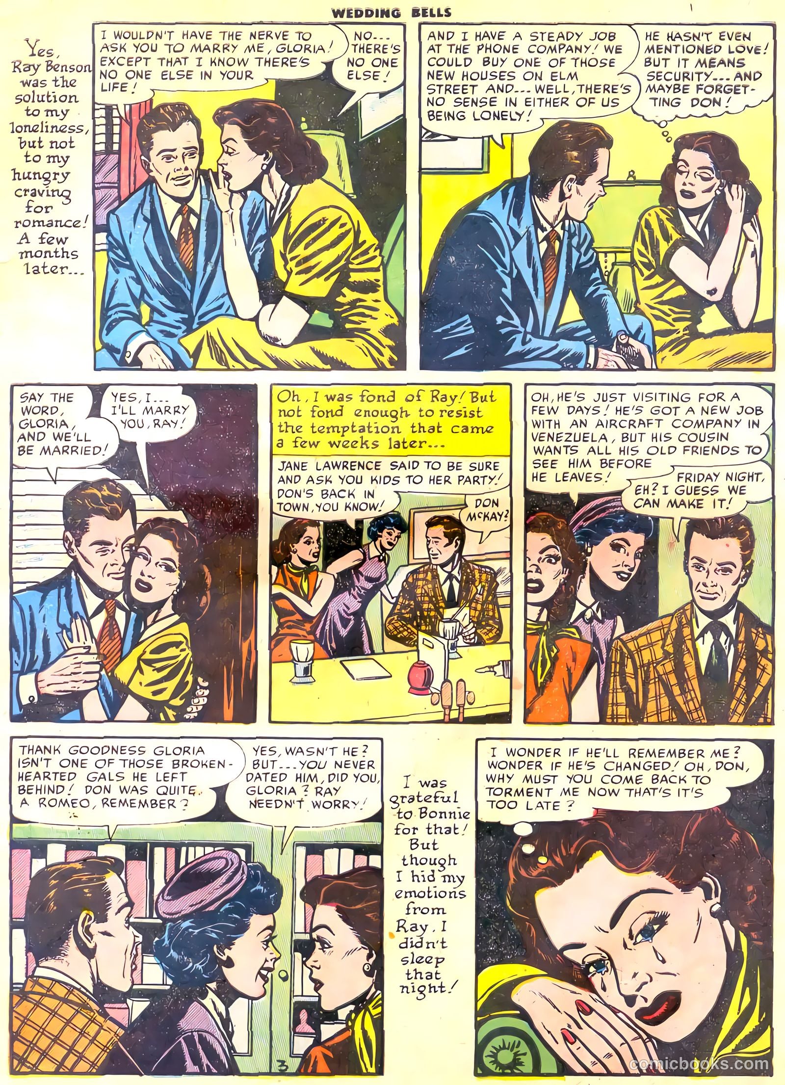 Wedding Bells #12 (1955) — page 5 of 36