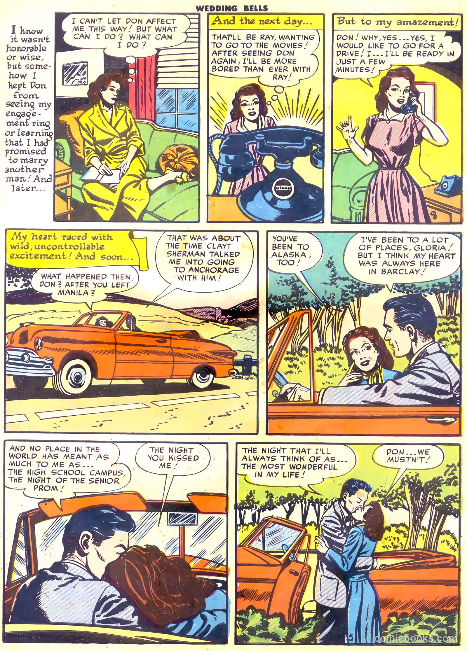 Wedding Bells #12 (1955) — page 7 of 36