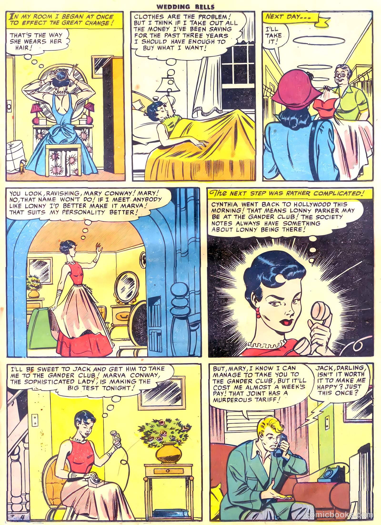 Wedding Bells #12 (1955) — page 15 of 36