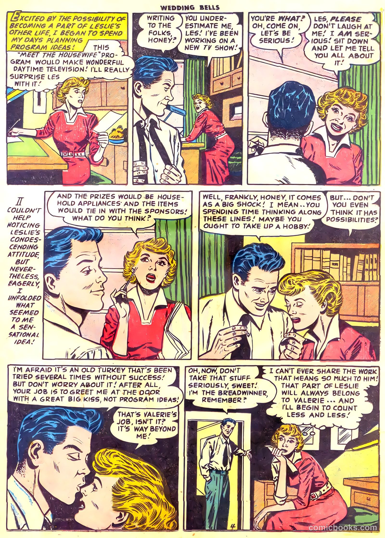 Wedding Bells #12 (1955) — page 21 of 36